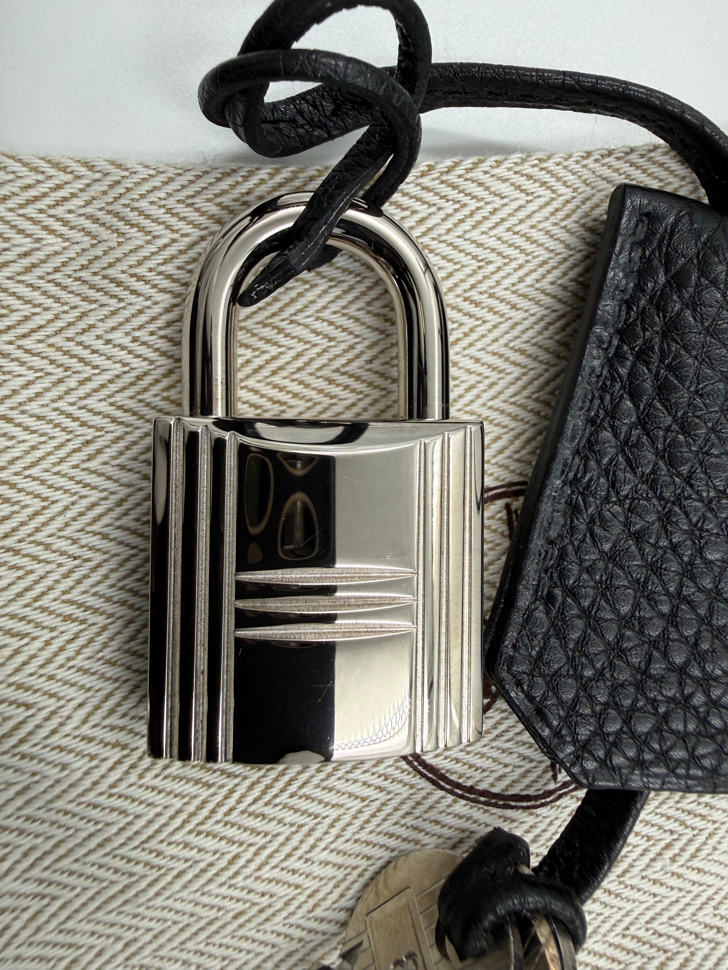 *LONDON LOCATED* PRELOVED HERMÈS JPG SHOULDER BIRKIN BLACK Togo Leather with Palladium Hardware