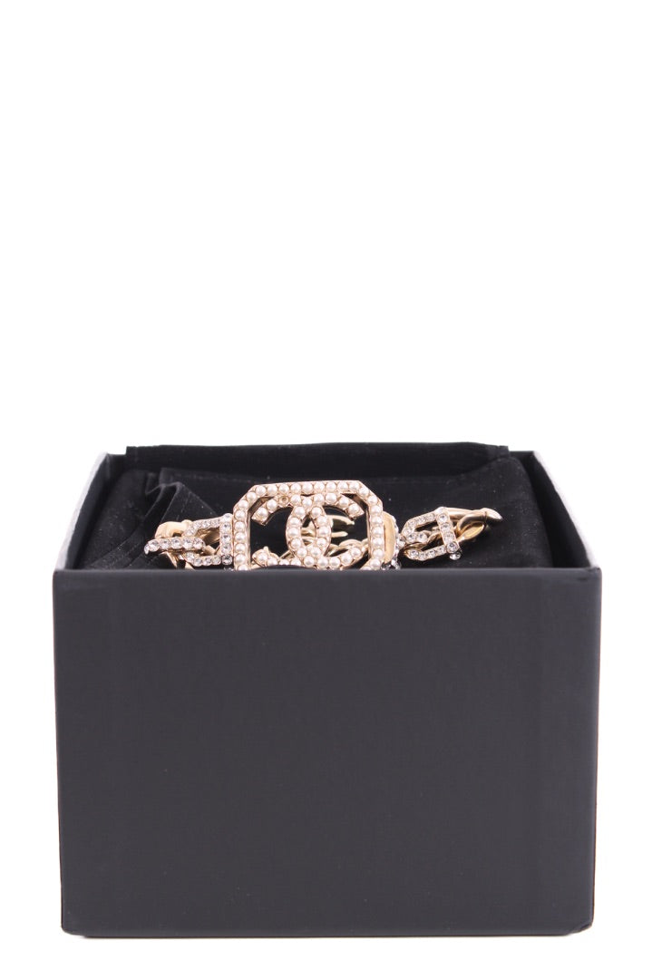 Chanel CC Faux Pearl Bracelet
