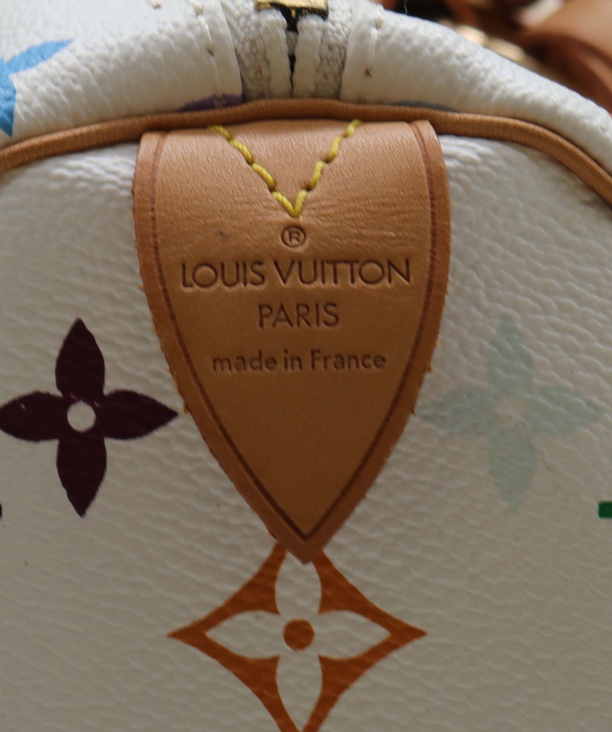 LOUIS VUITTON Monogram Multicolor Keepall
45 Boston Bag White M92641 Auth 79258A DXBS2490