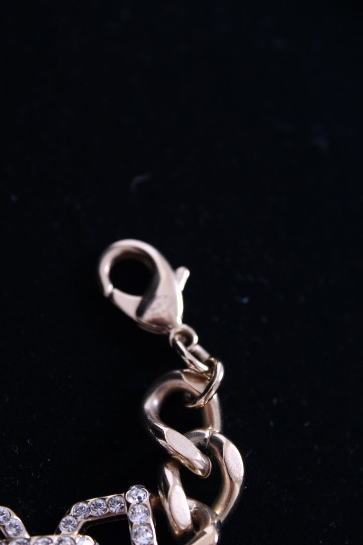 Chanel CC Faux Pearl Bracelet