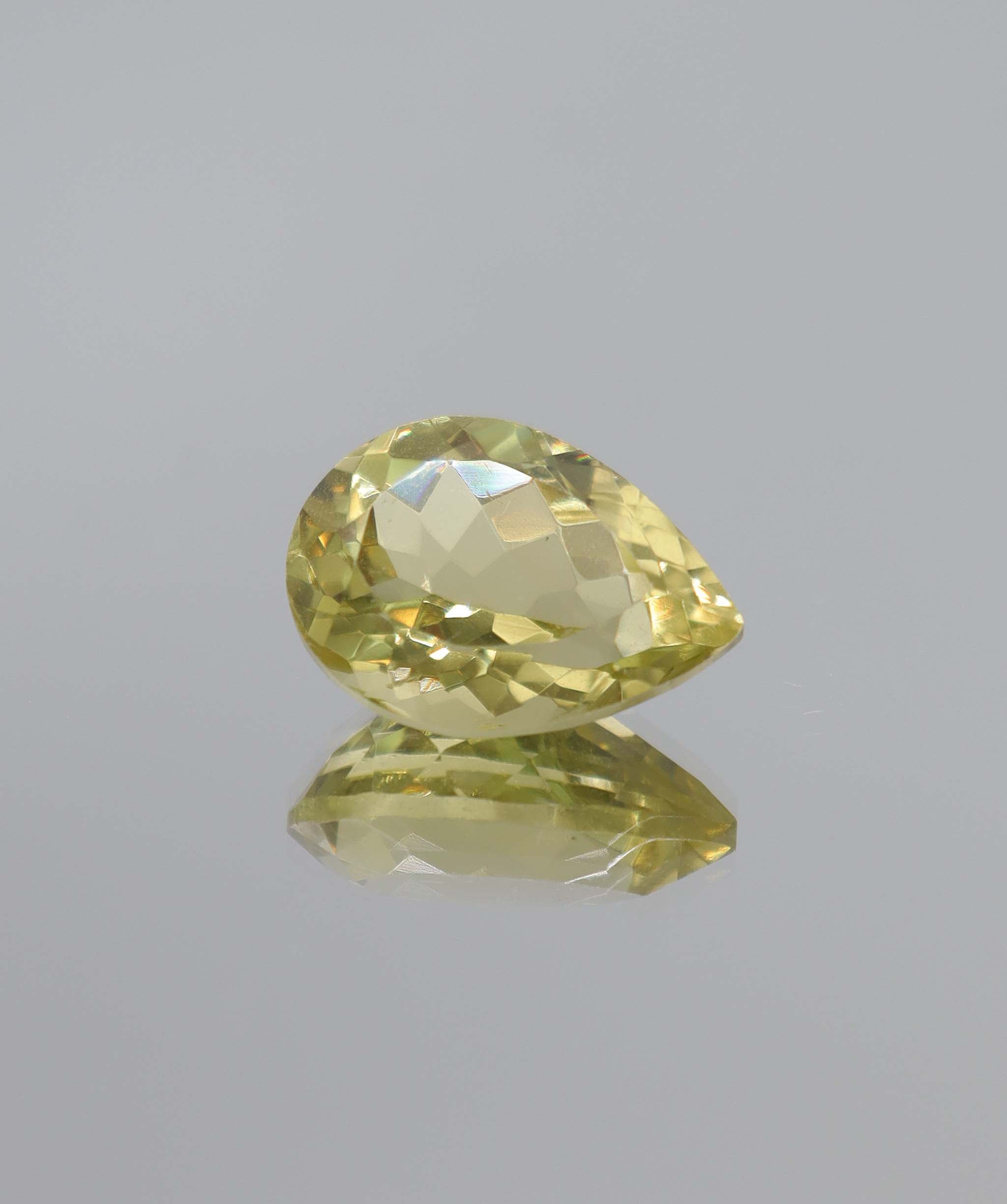 10.41ct Lemon Amethyst Pear DXBCS5828
