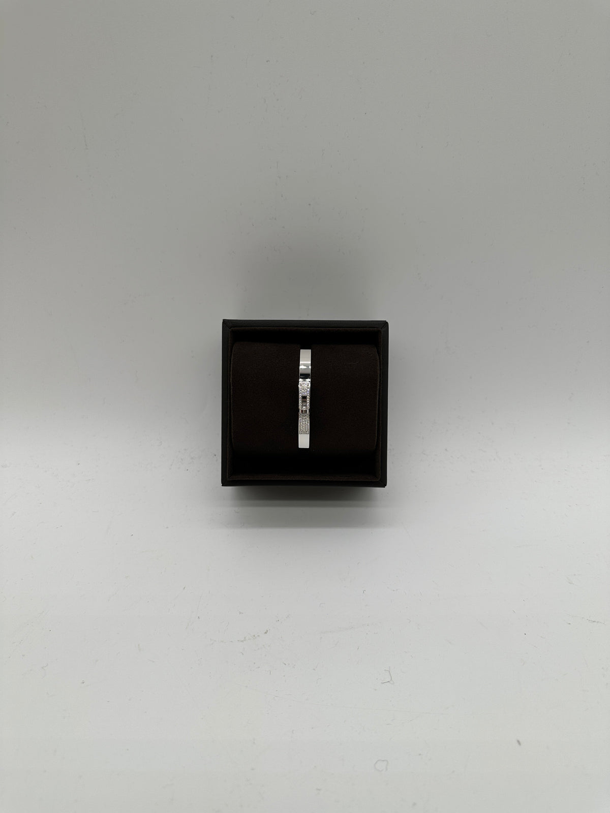 Hermès Kelly Bracelet Semi 61 diamonds 0.36ct PM