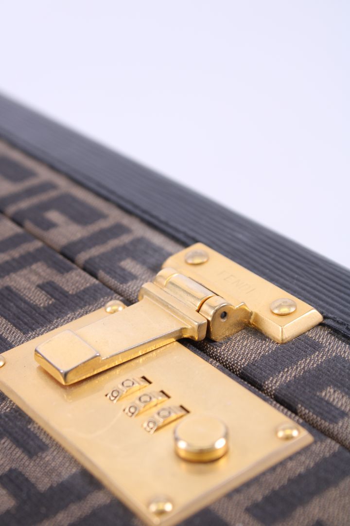 Fendi trunk brown monogram S