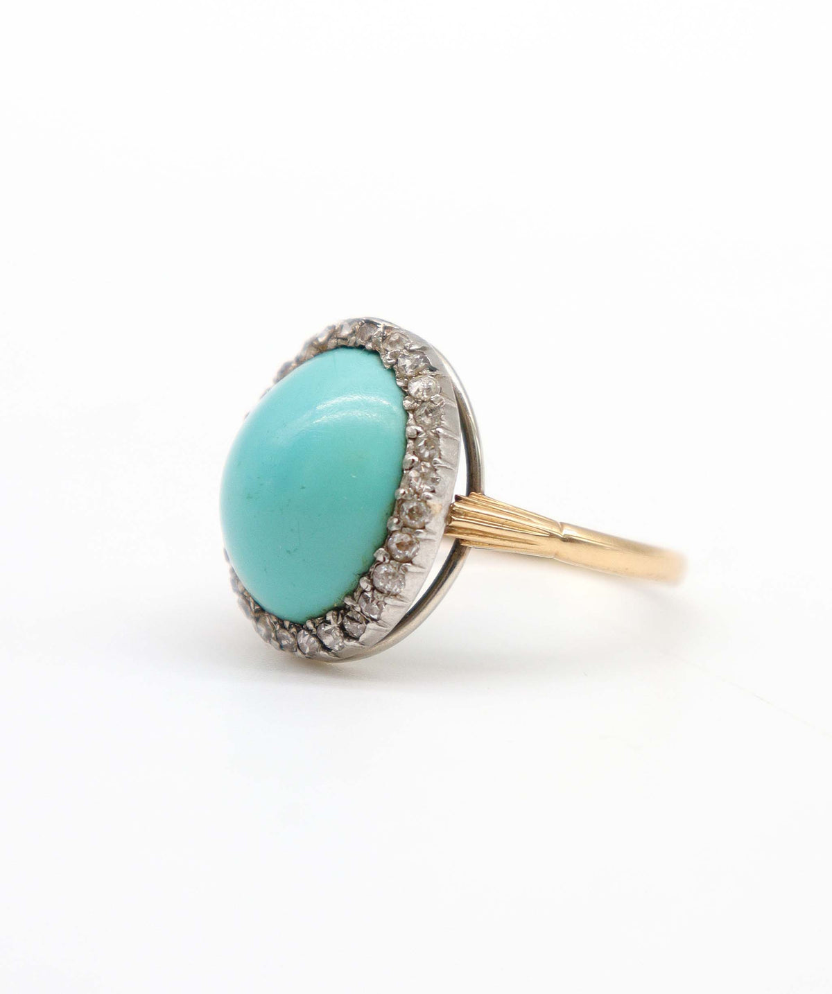 A Turquoise and Diamond Ring WA90882