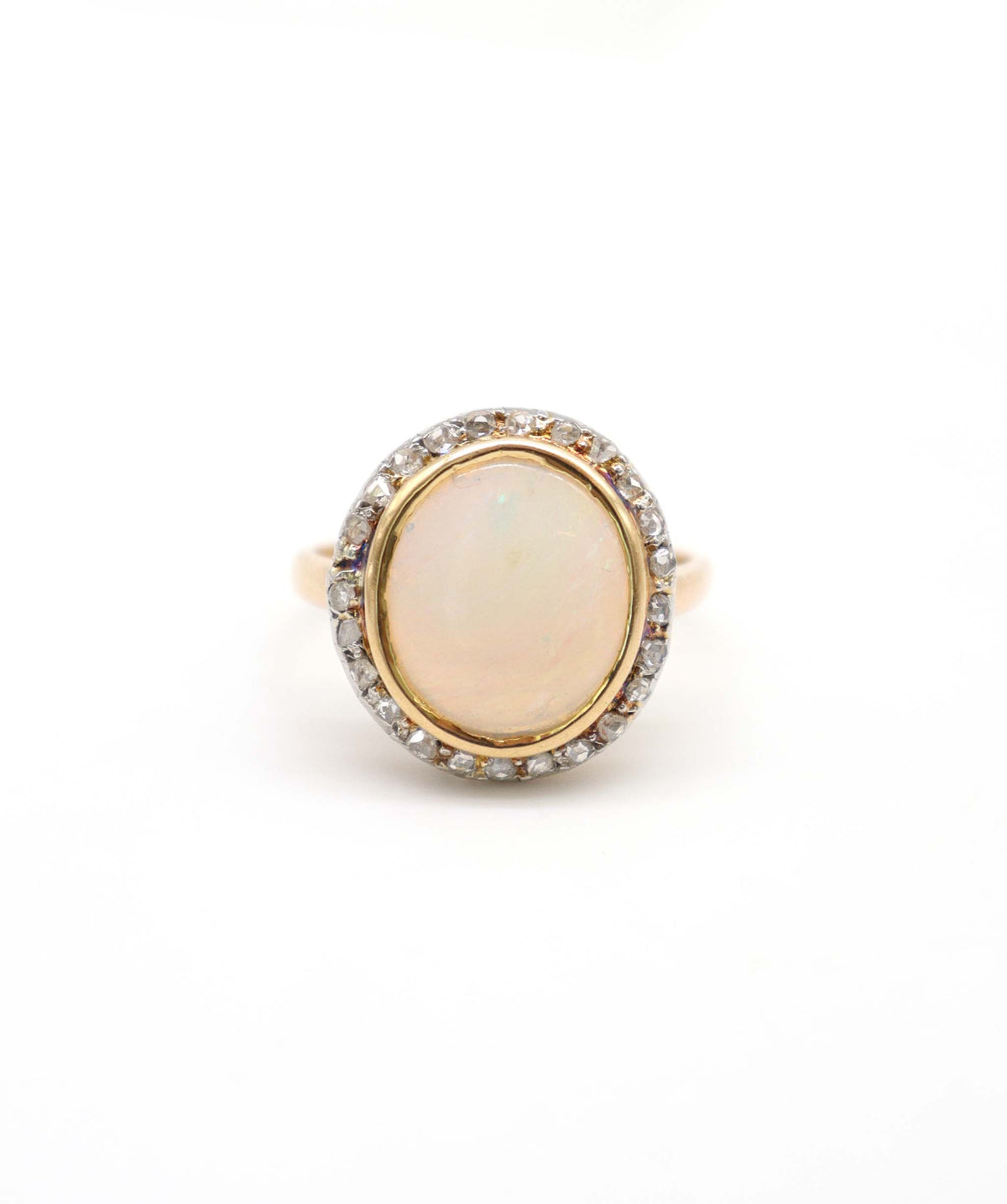 An Opal and Diamond Cluster Ring WA23778