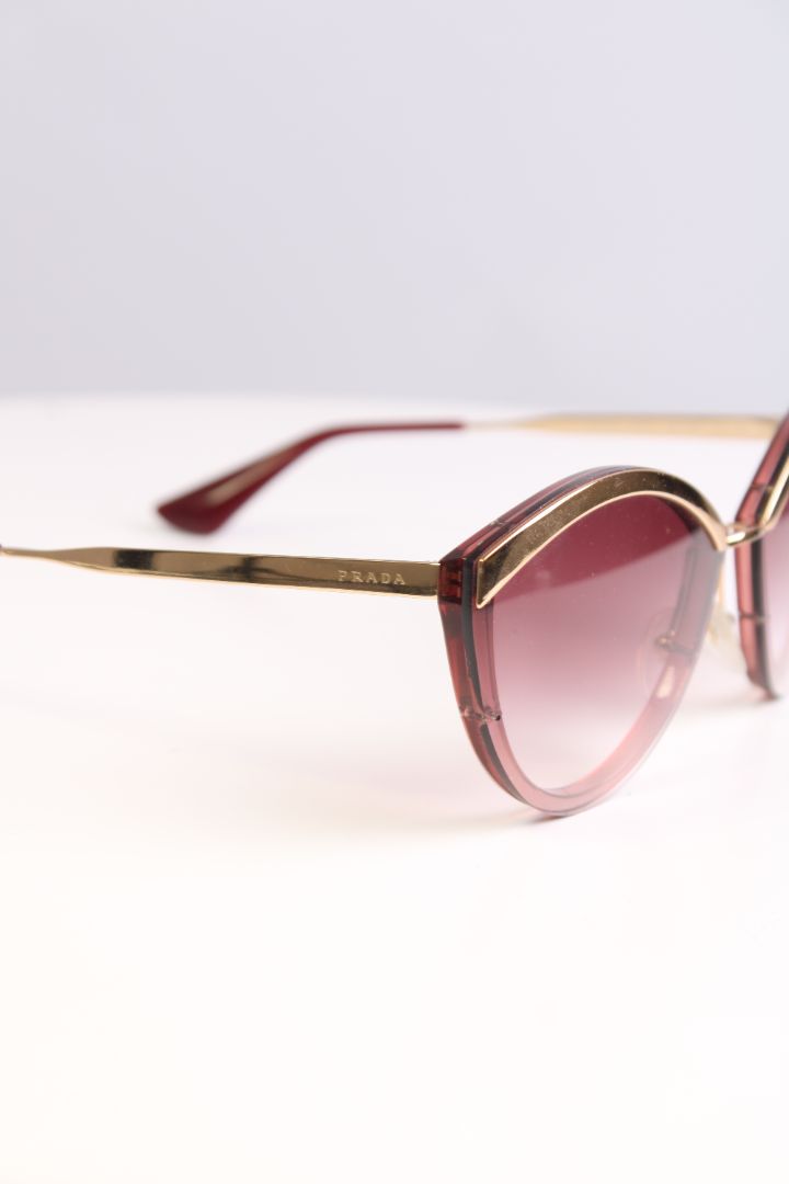 Prada Tint Sunglasses Pink/ Gold