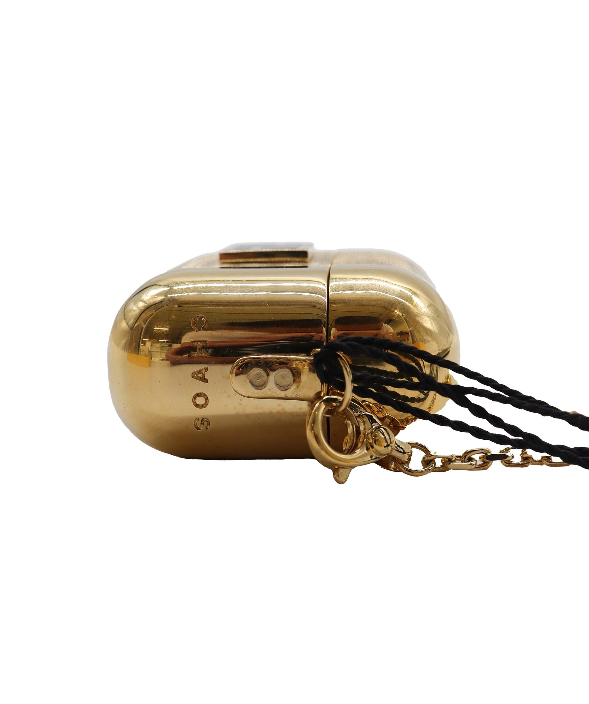 Fendi Chaos gold-tone metal and enamel AirPods Pro case - DXBS2325