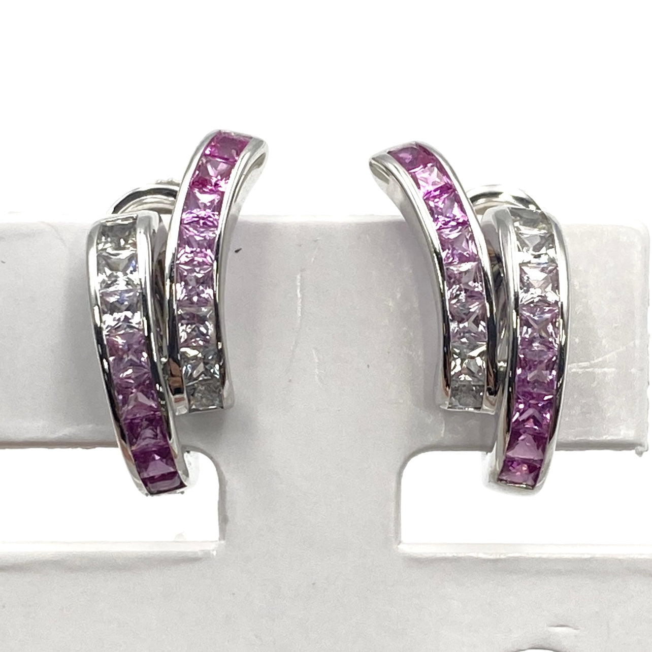 WG750/WG585 Sapphire Earrings S1.29 5.8g 50291