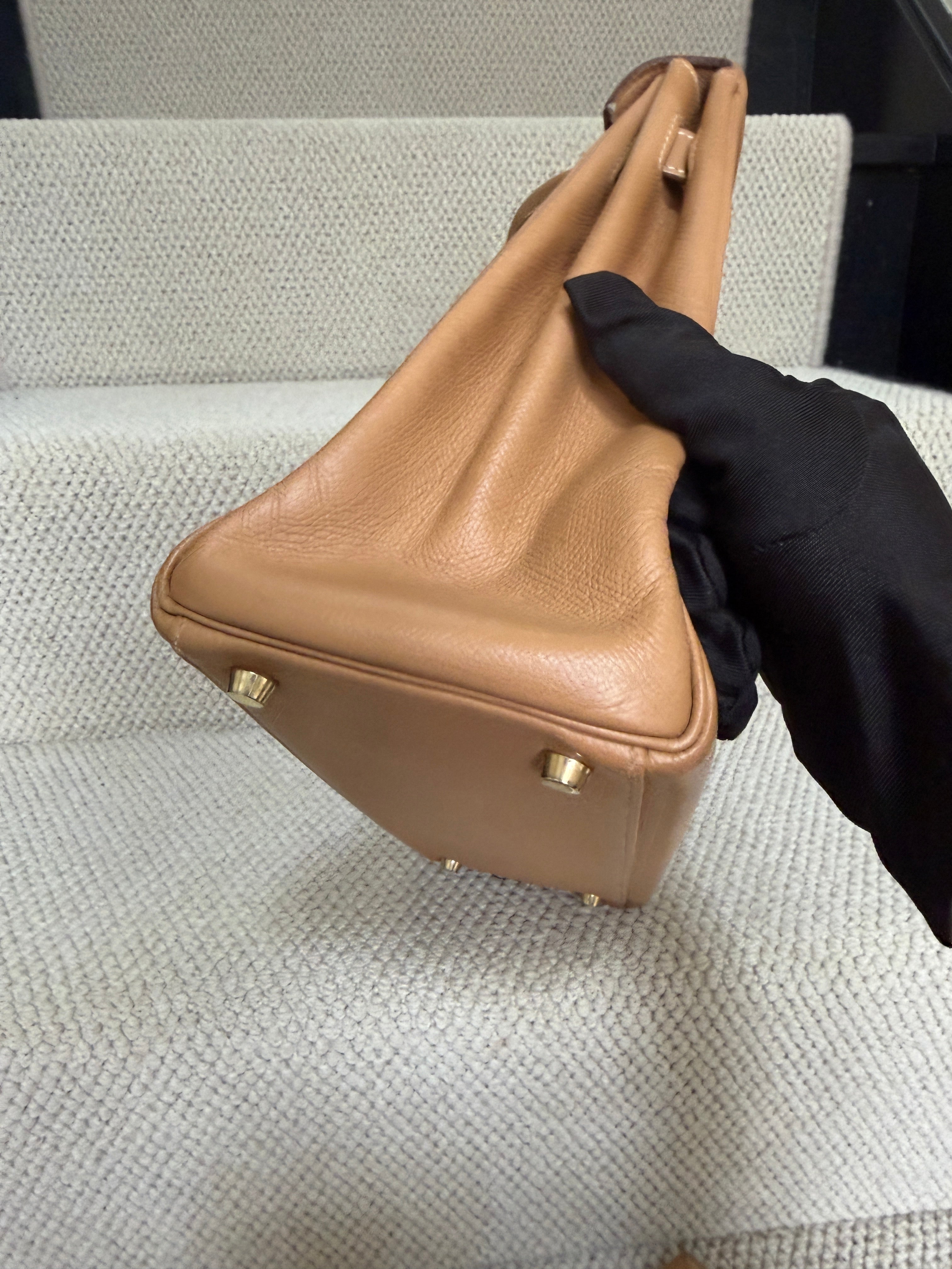 Hermès Kelly 32 – Caramel  epsom Leather – Vintage – With Strap – Gold Hardware