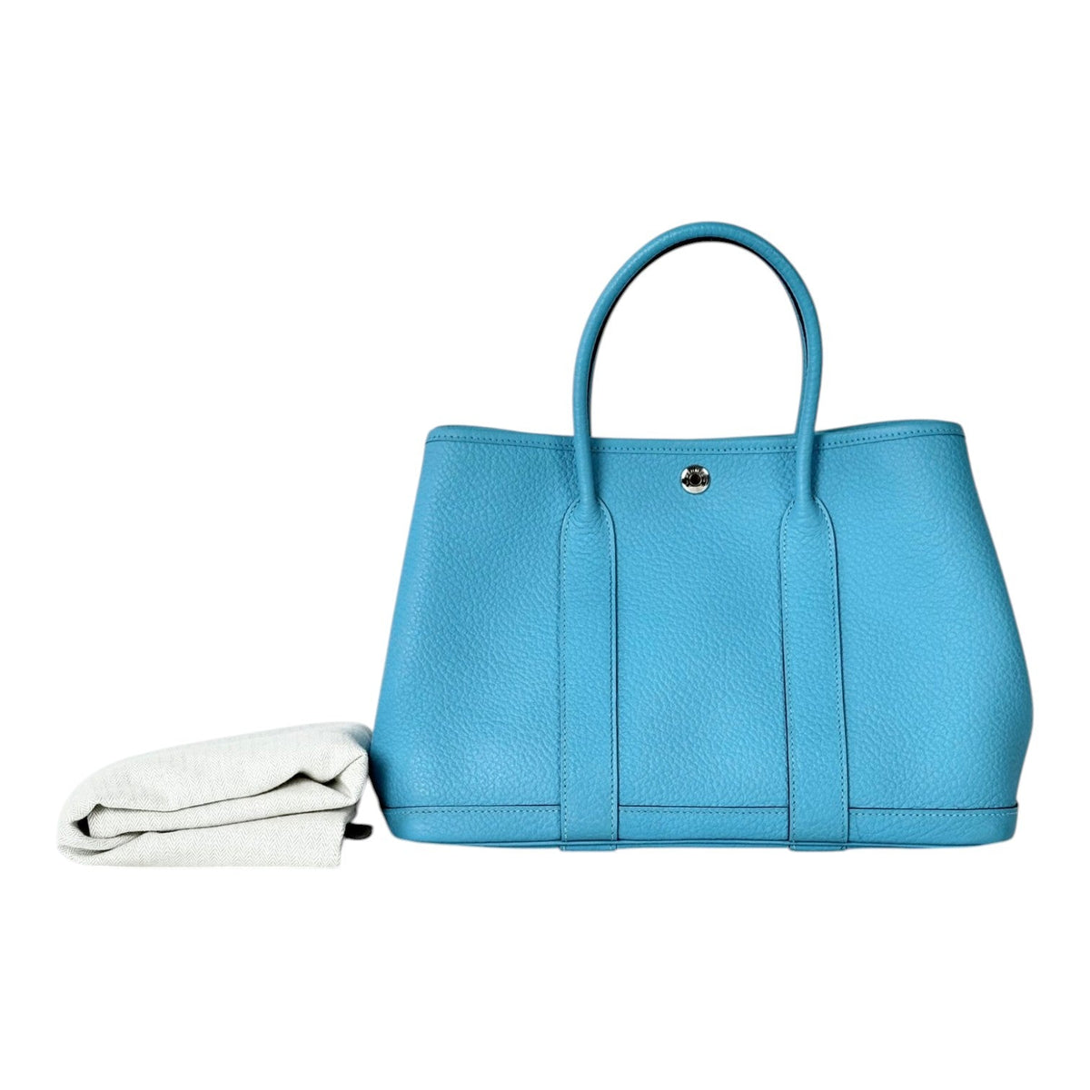 Hermes Blue Garden Party 30cm Bag
