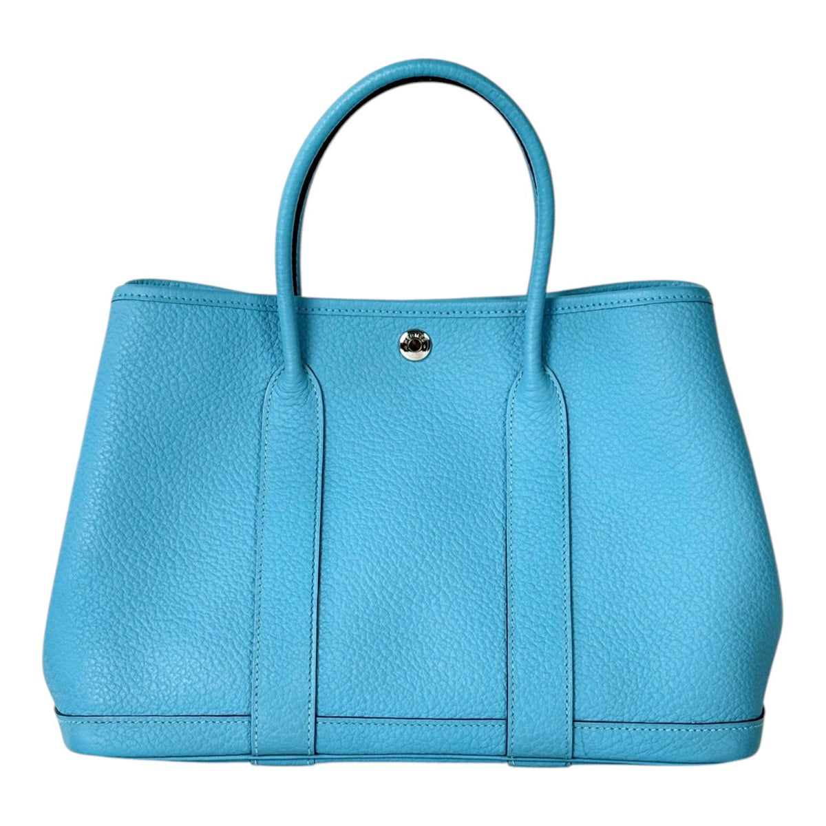Hermes Blue Garden Party 30cm Bag