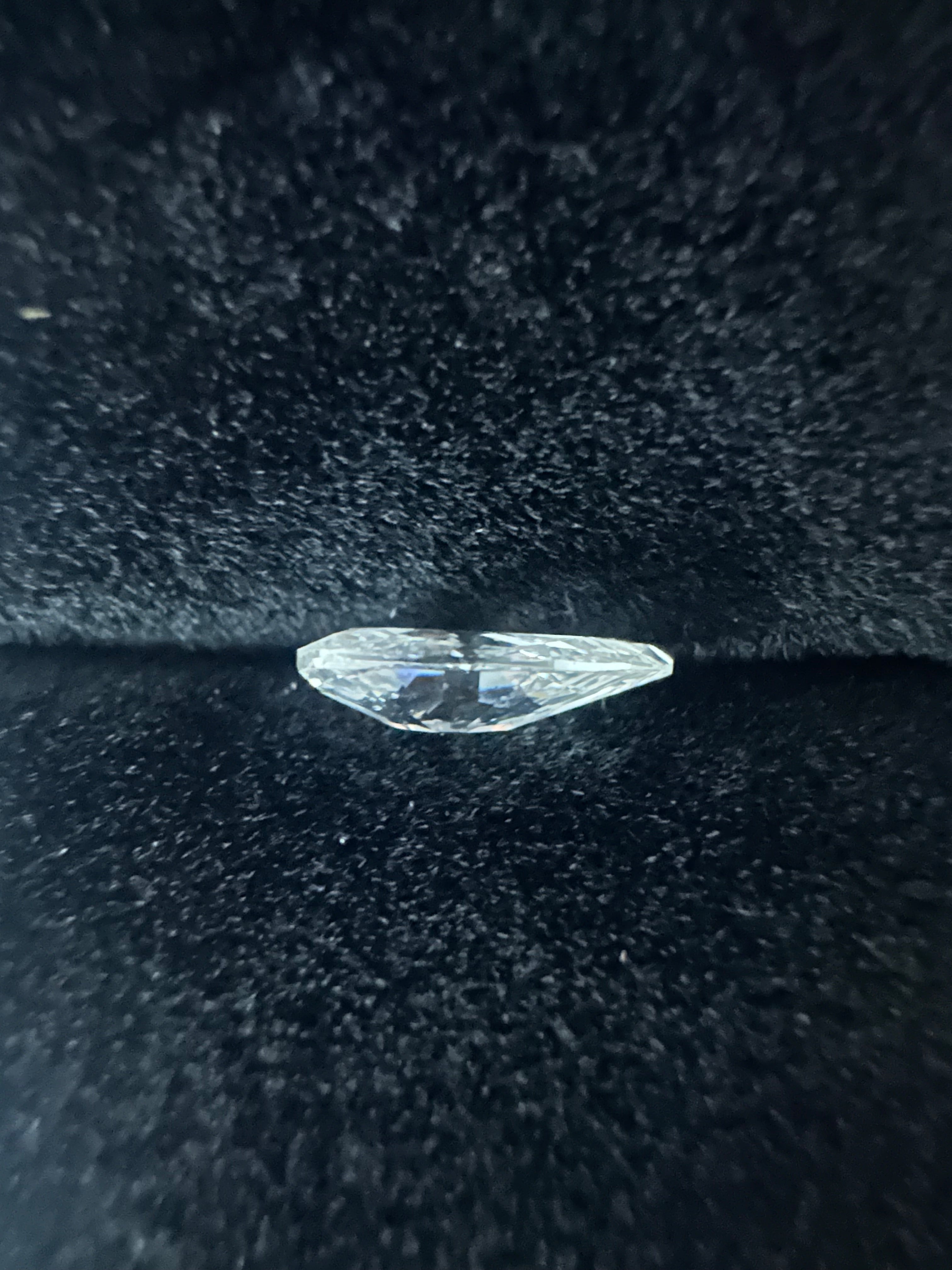 0.52CT OLD-CUT PEAR SHAPE  D/E COLOUR SI DIAMOND ANC1839