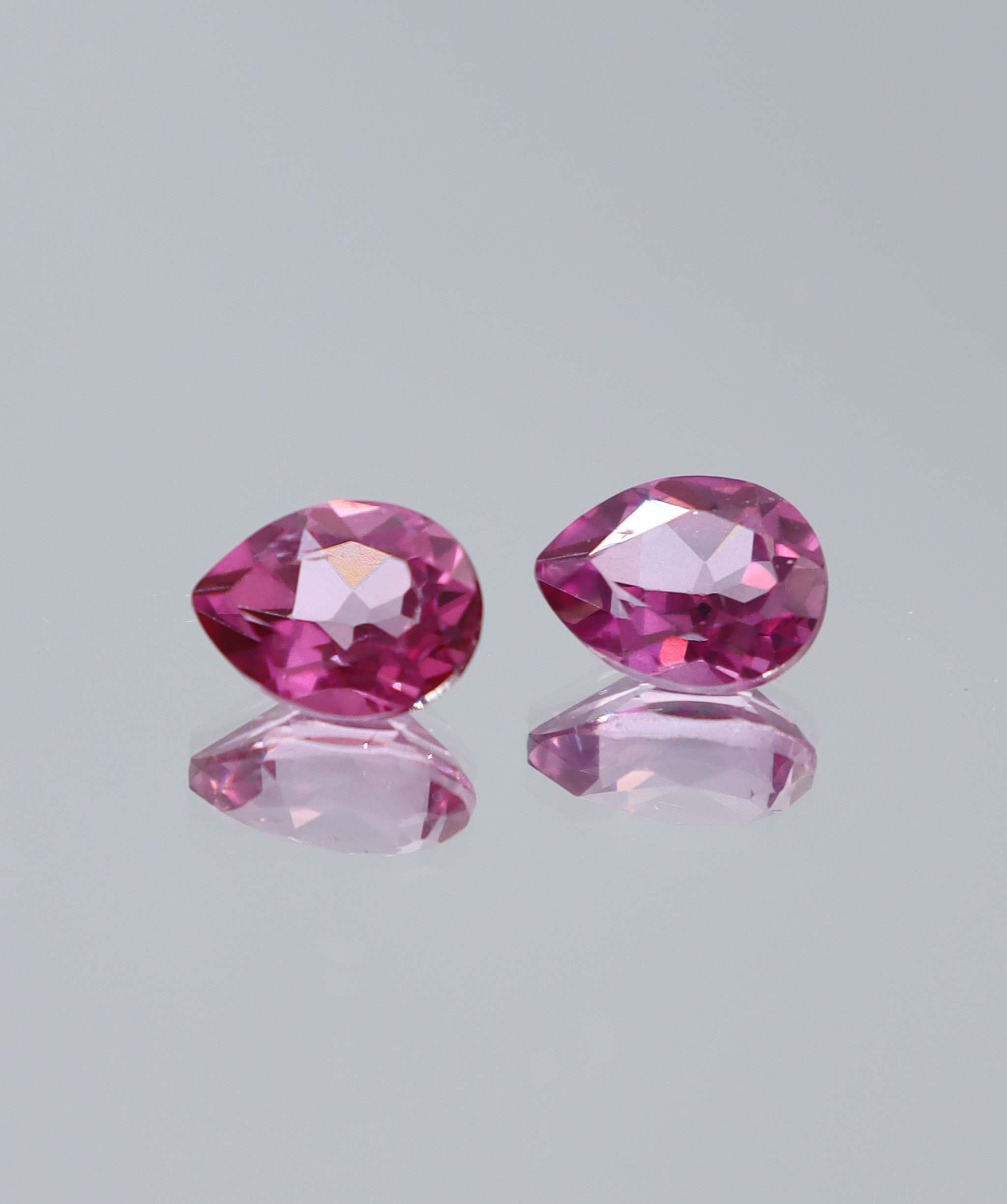 4.50ct Pink Topaz Pear PAIR DXBCS6045