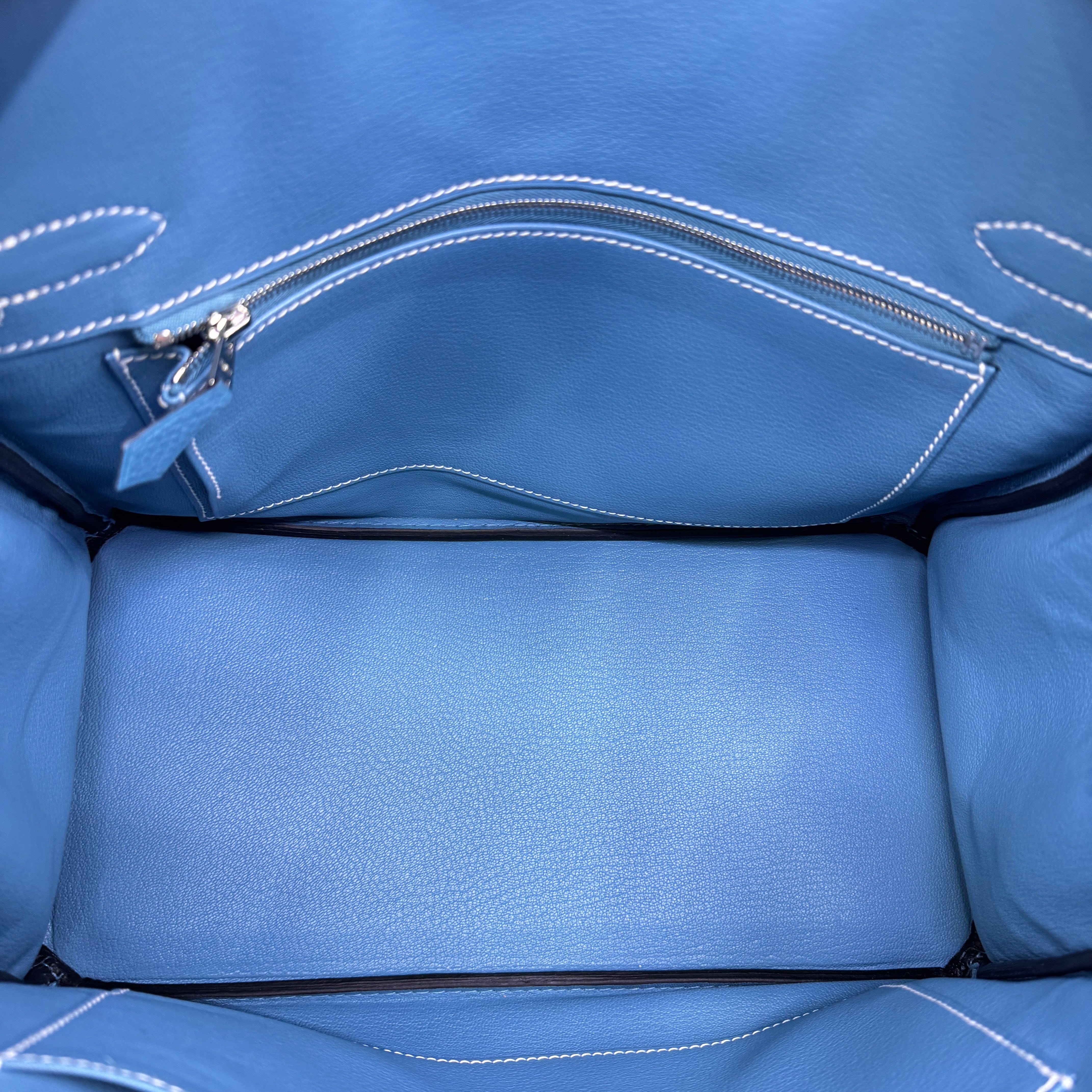 Birkin30 New blue jeans Togo PHW B B-311814