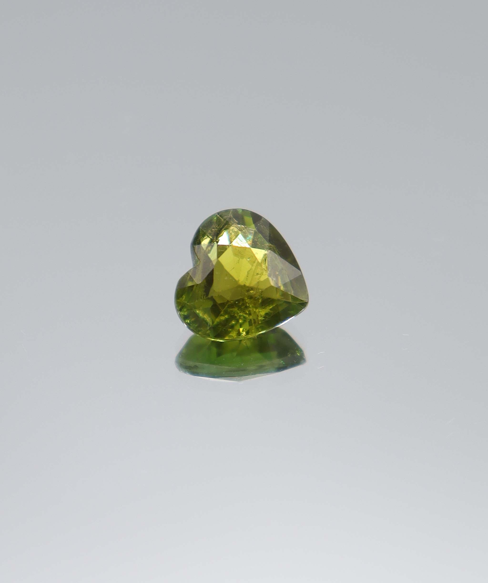 2.35ct Green Tourmaline Heart DXBCS6030