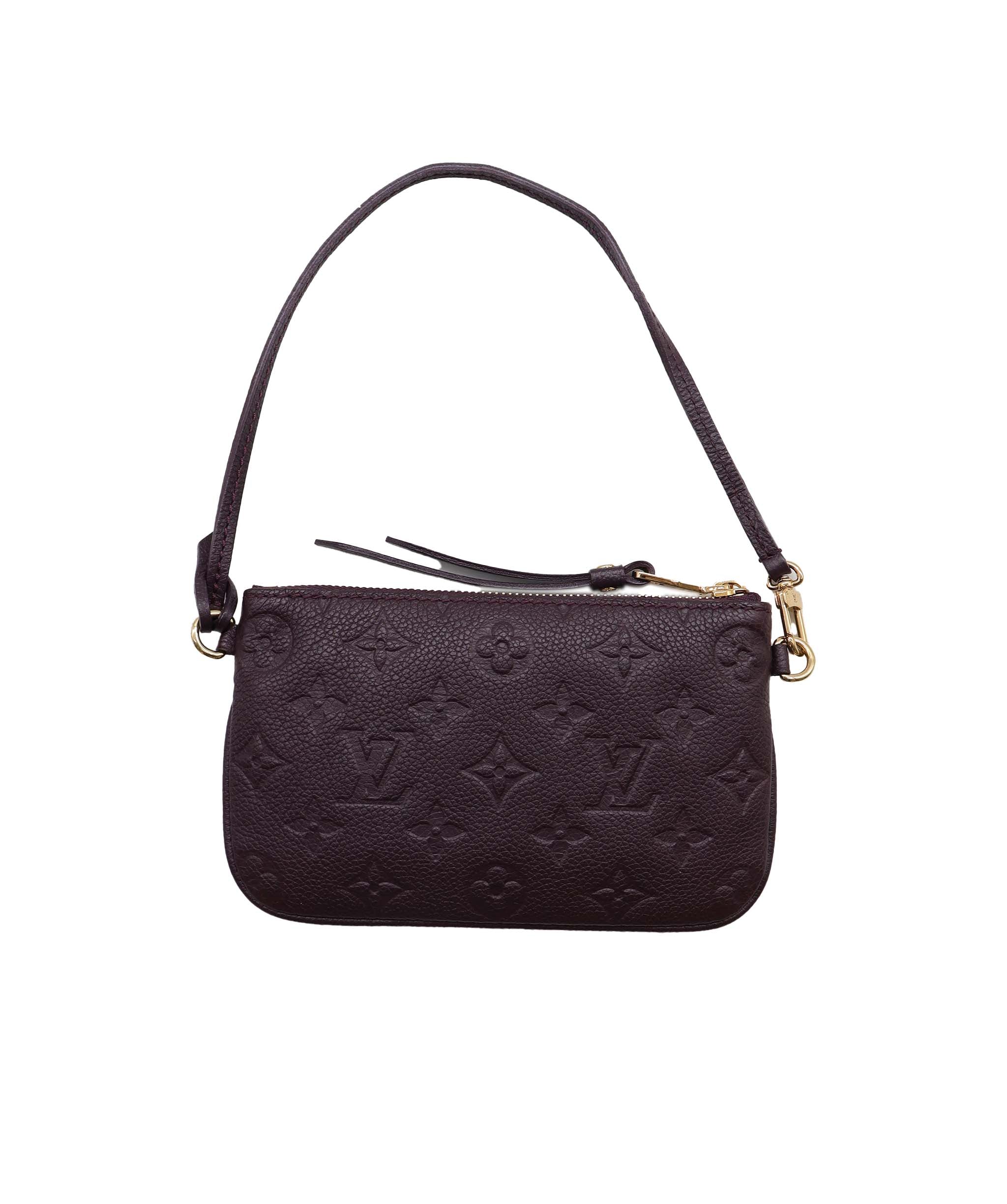 LV Monogram Mini Bad Pochette Leather Purple