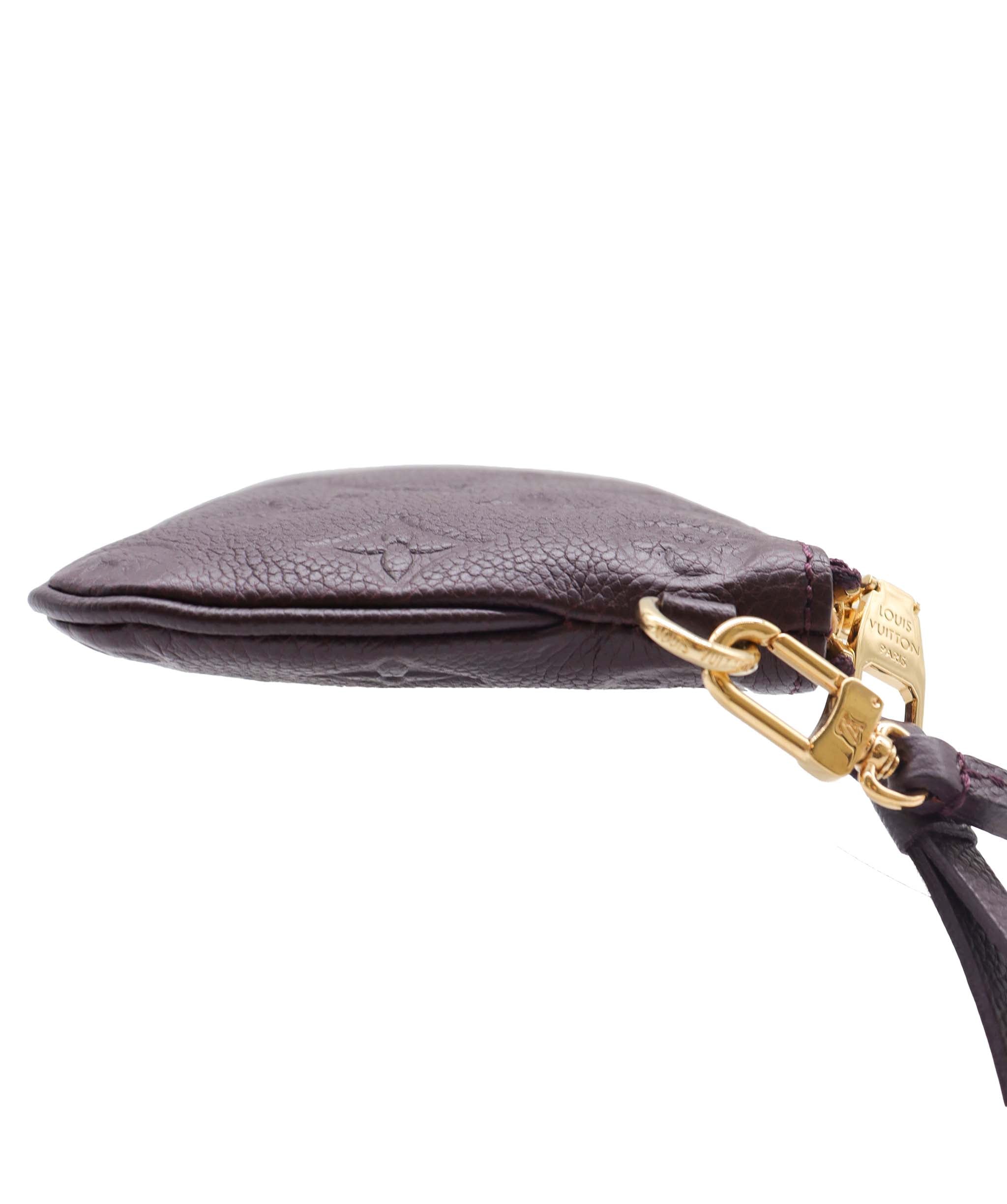 LV Monogram Mini Bad Pochette Leather Purple