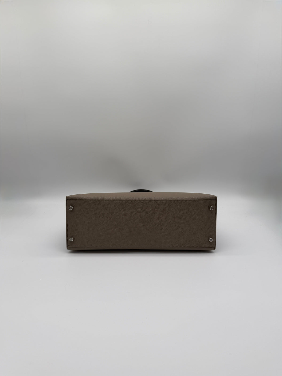 Hermès Kelly 35 HSS Gris Asphalte/ Graphite Epsom Brushed Palladium Hardware