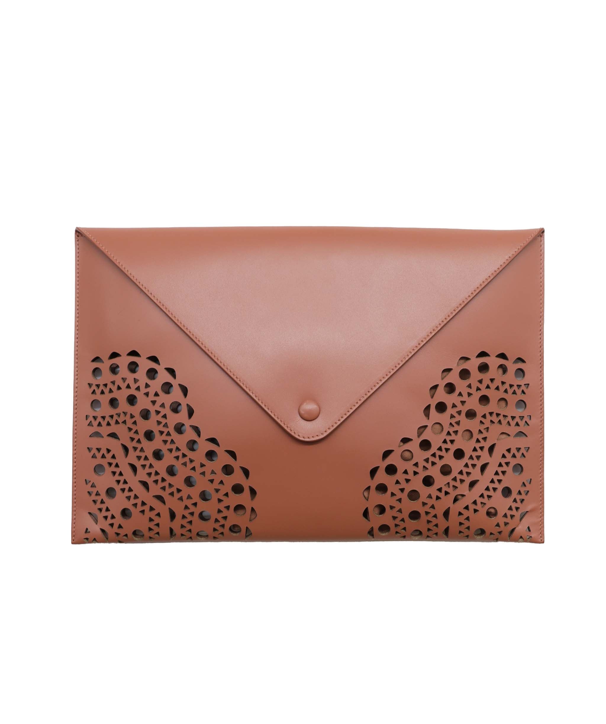 Alaïa Clutch Bag WB7070 Pink DXBS2324