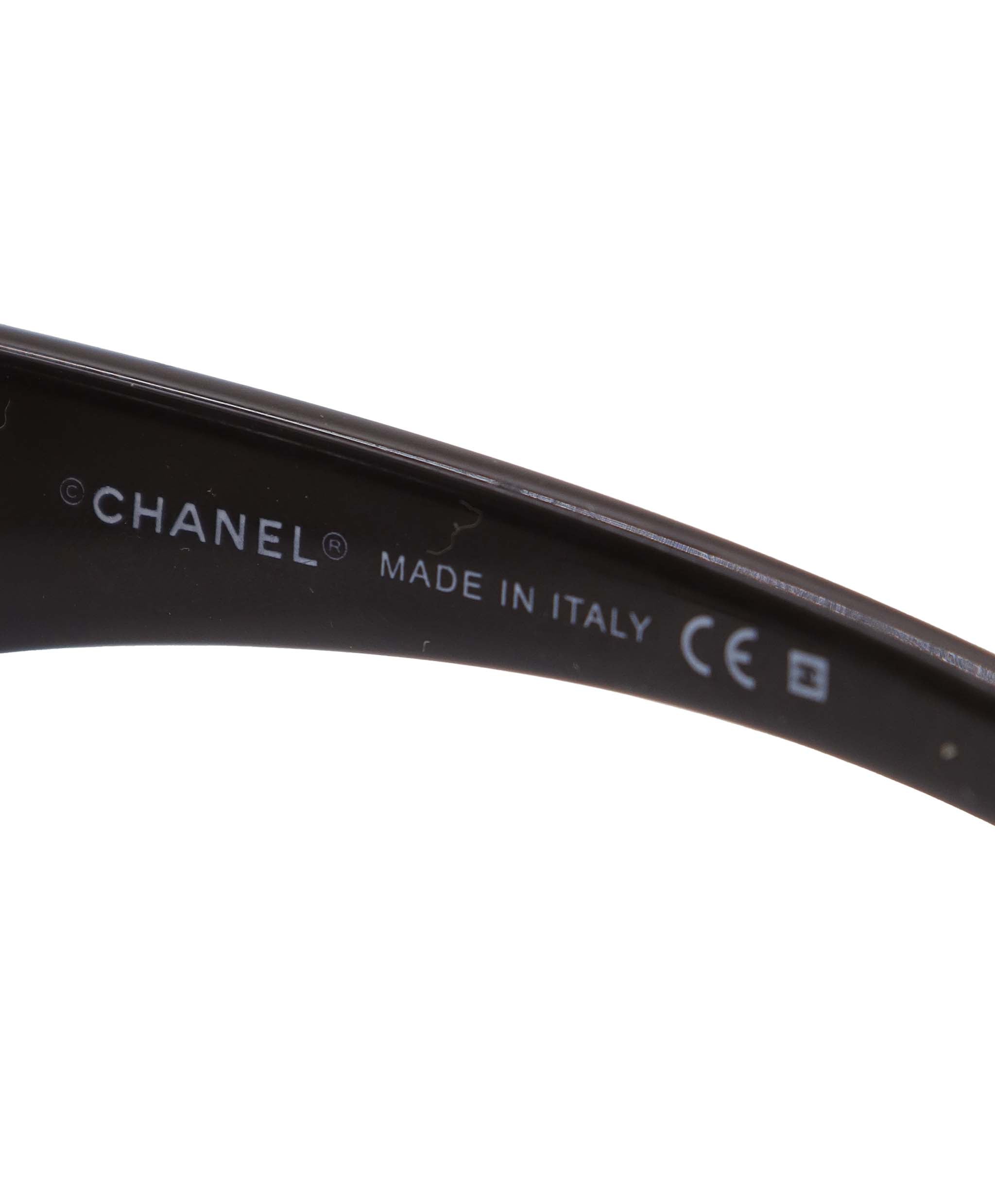 Chanel Vintage 2000's Visor Style Sunglasses With case ASC7004