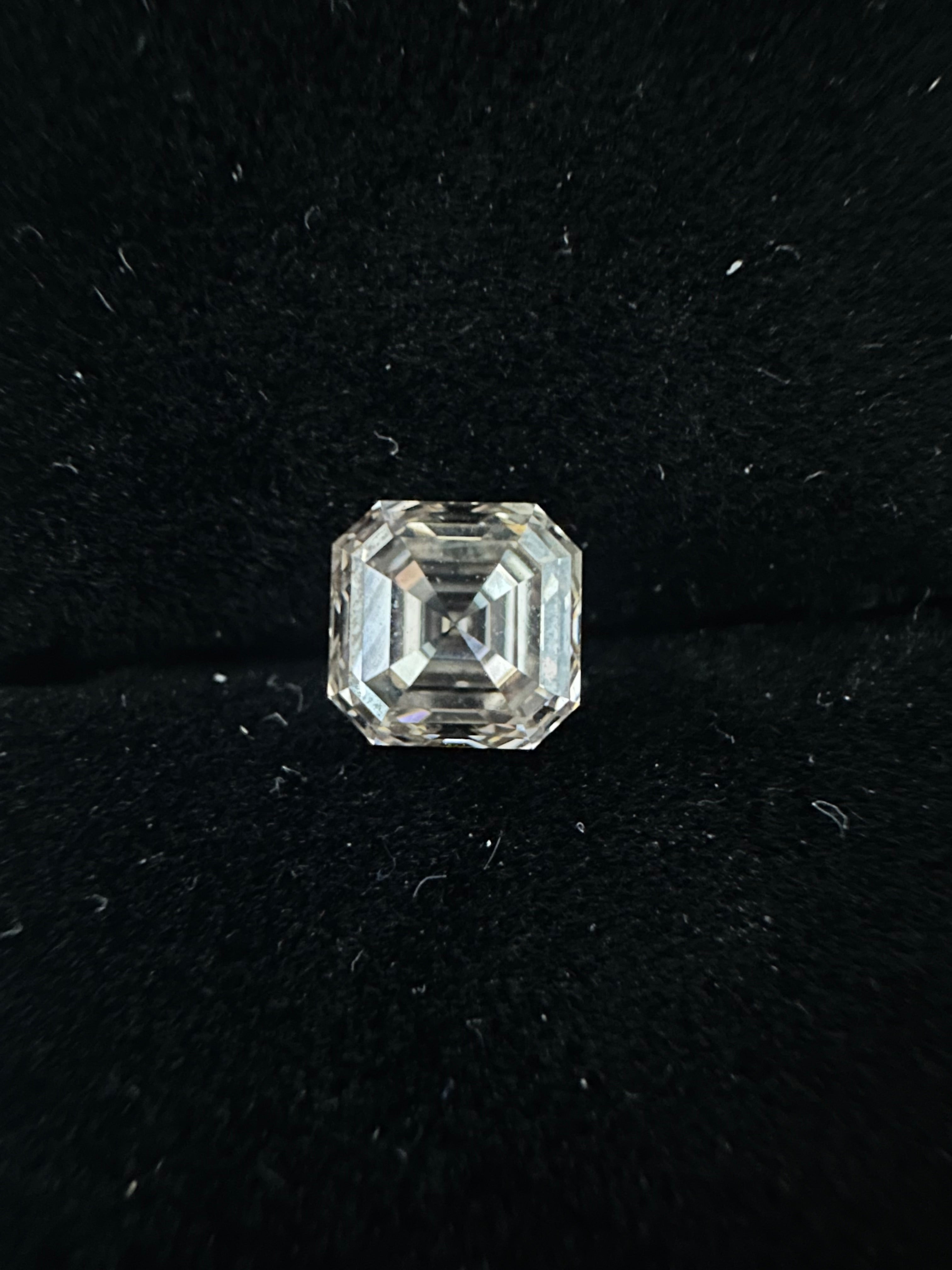 2.03ct RARE HIMALAIAN PINKISH GREY HEART+ASHER DIAMOND PAIR FOR RING ANC1823