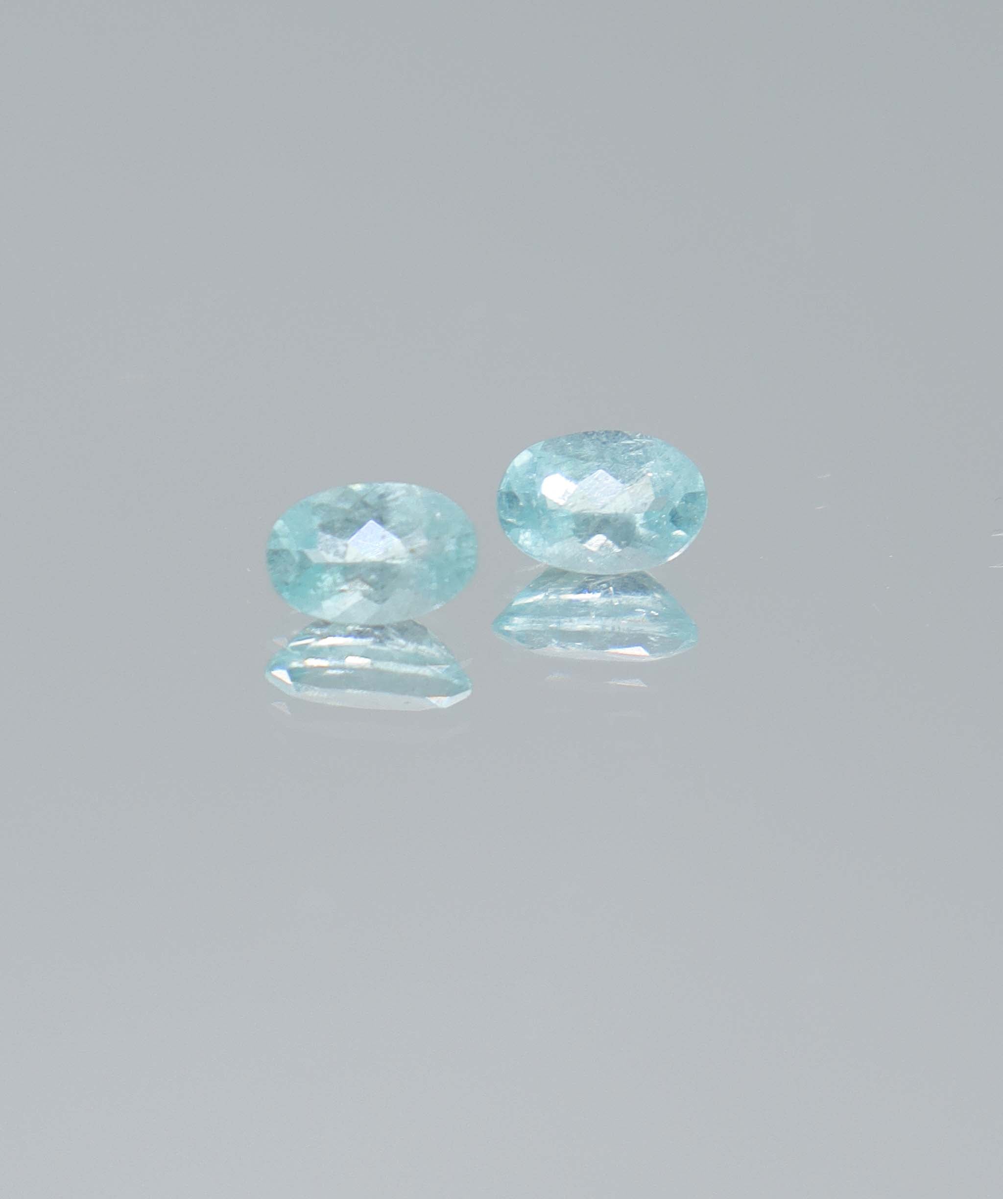 1.02ct Neon Paraiba Oval PAIR DXBCS6007
