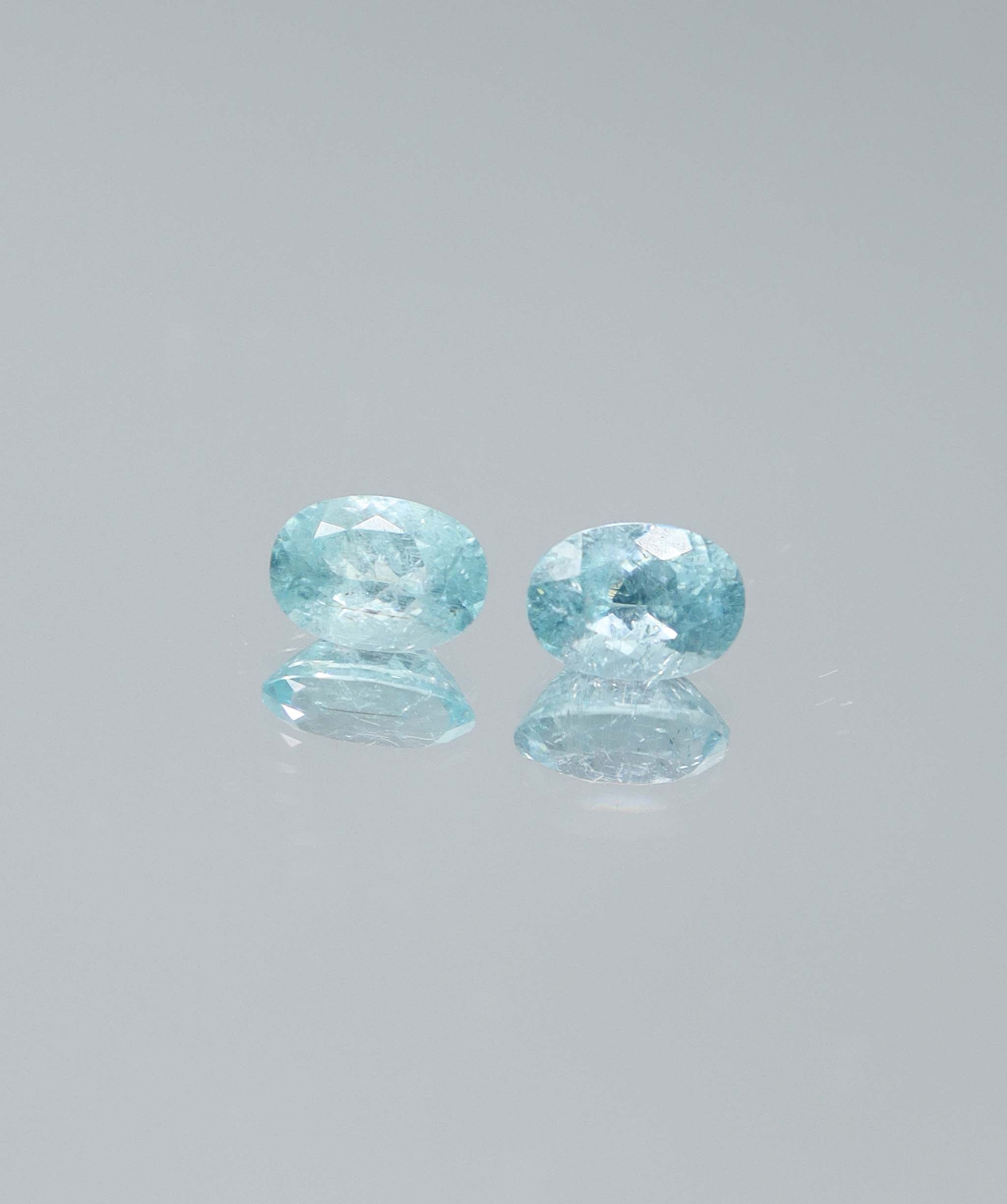 1.70ct Neon Paraiba Oval PAIR DXBCS6008