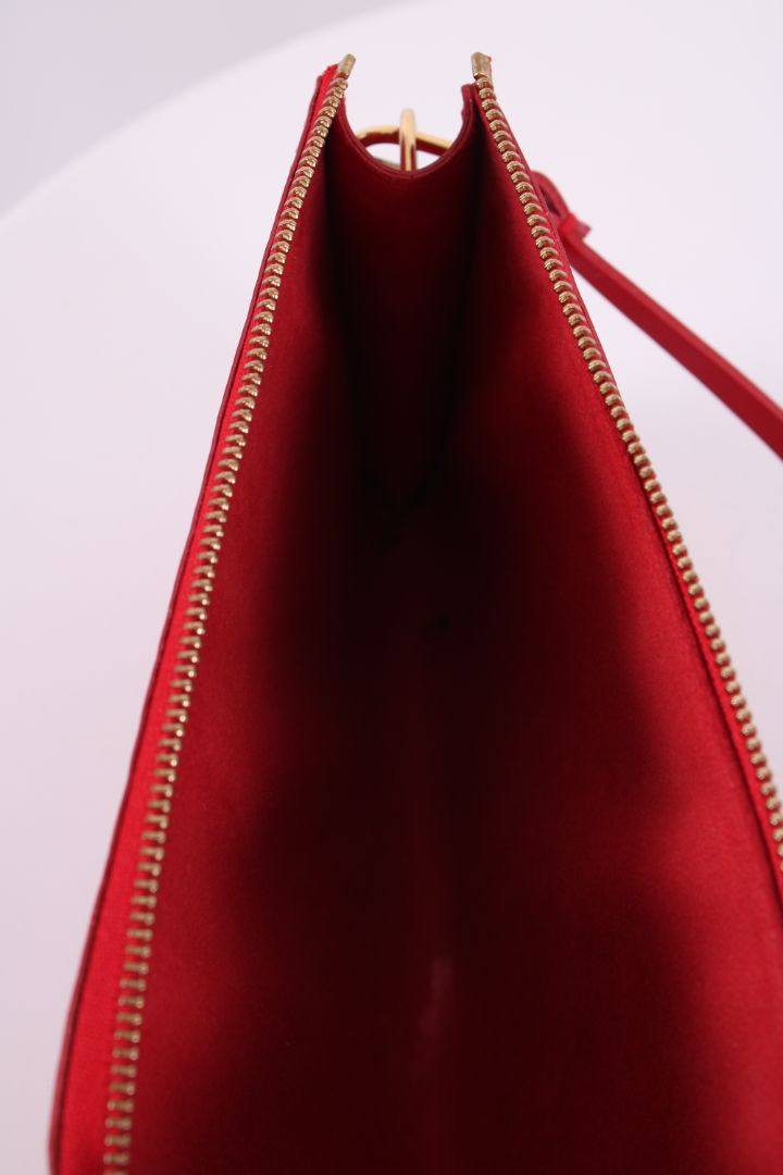 Louis Vuitton Epi Pochette Handbag Red