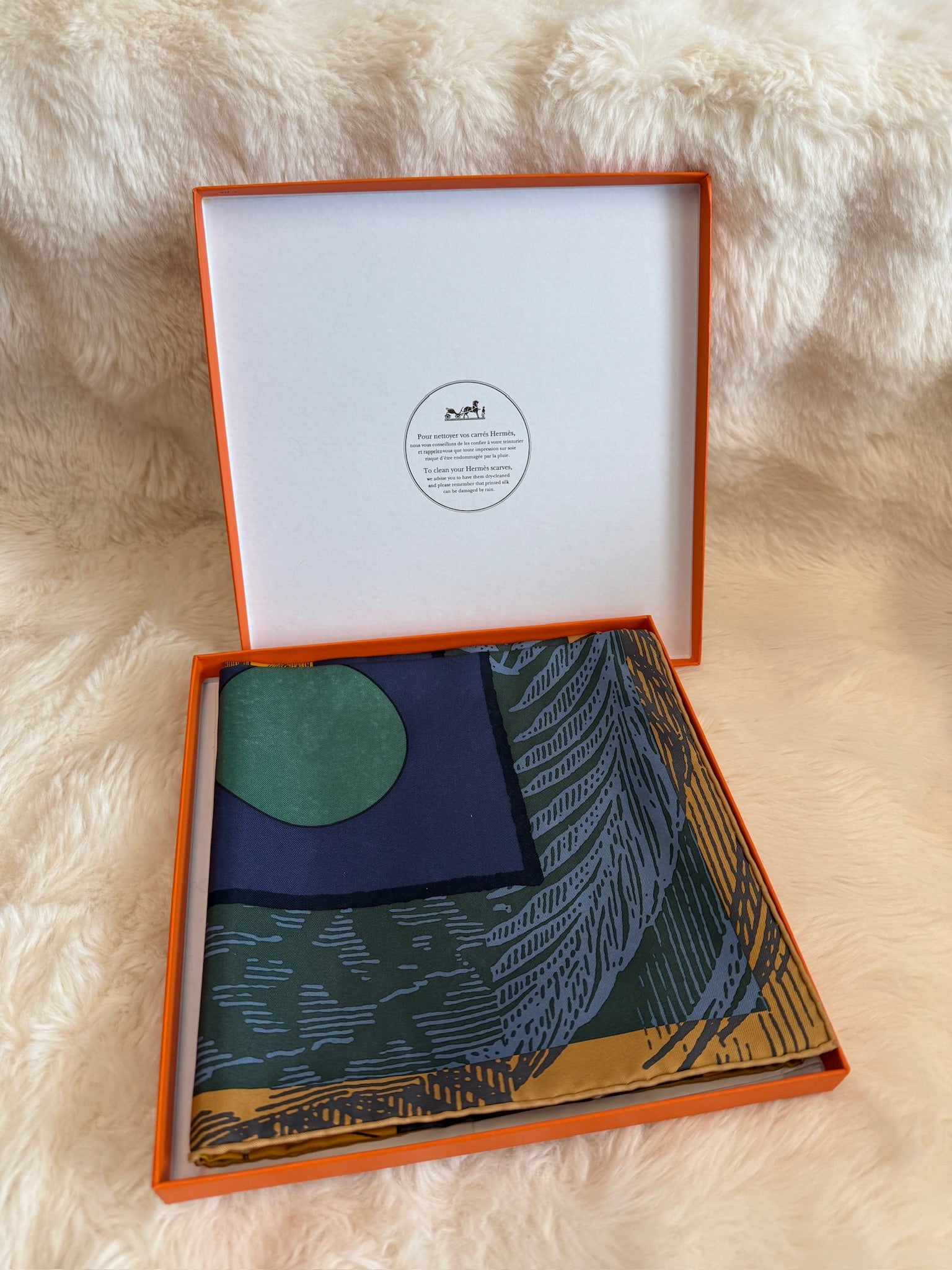Hermès Carré 90 Silk Scarf-New with box