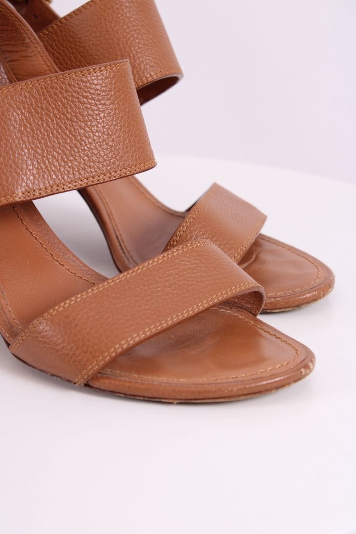 Louis Vuitton Louis Vuitton Horizon Block Heels Tan 39