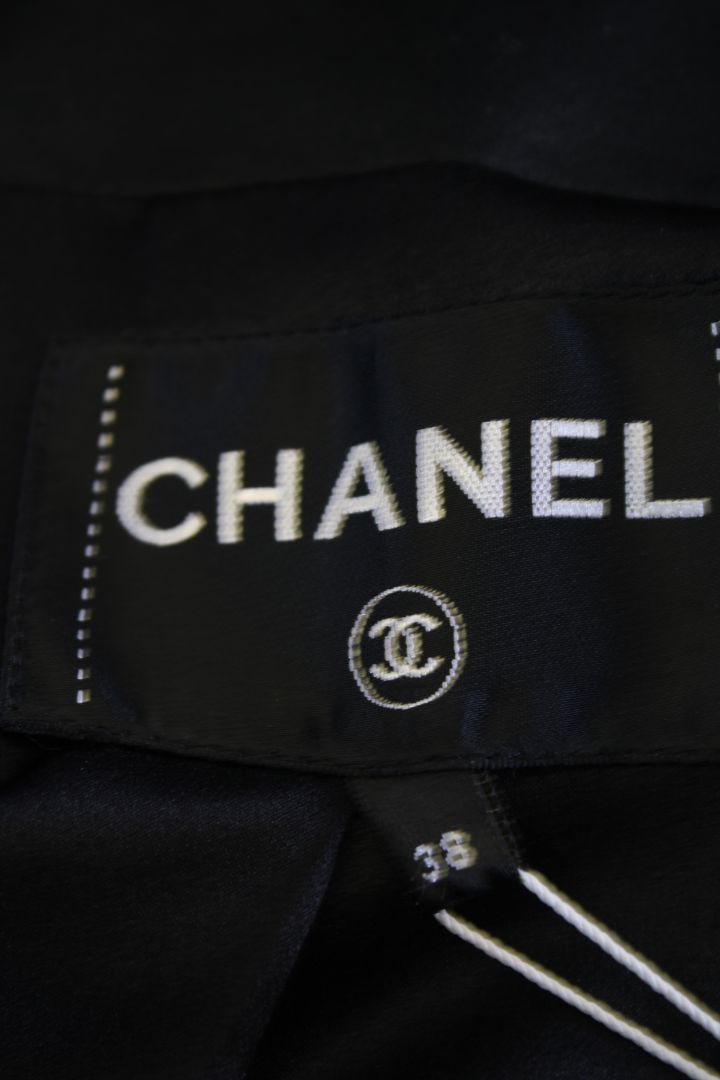 Chanel Runway Tweed Jacket Black 38