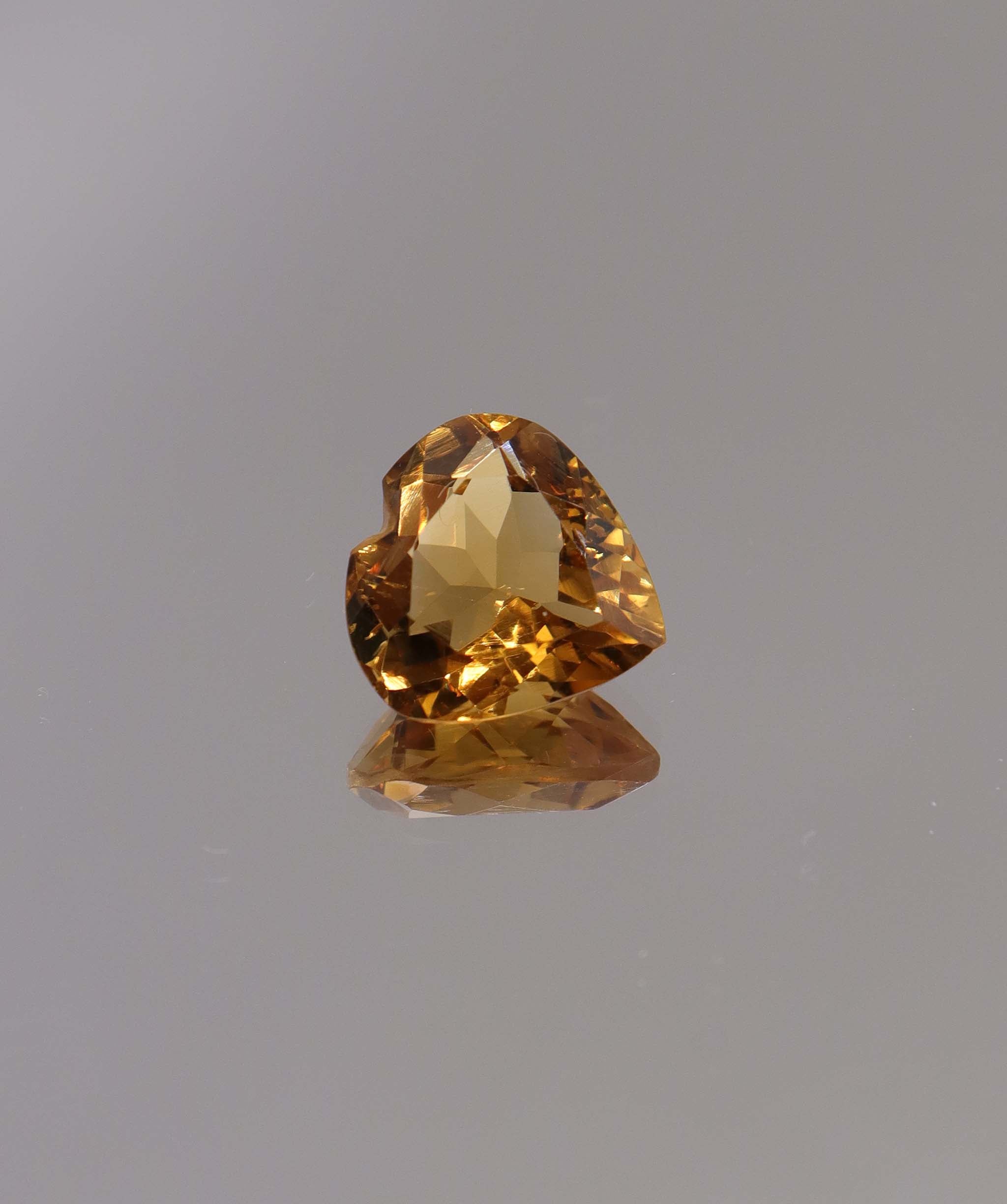 3.64ct Citrine Heart  DXBCS1276