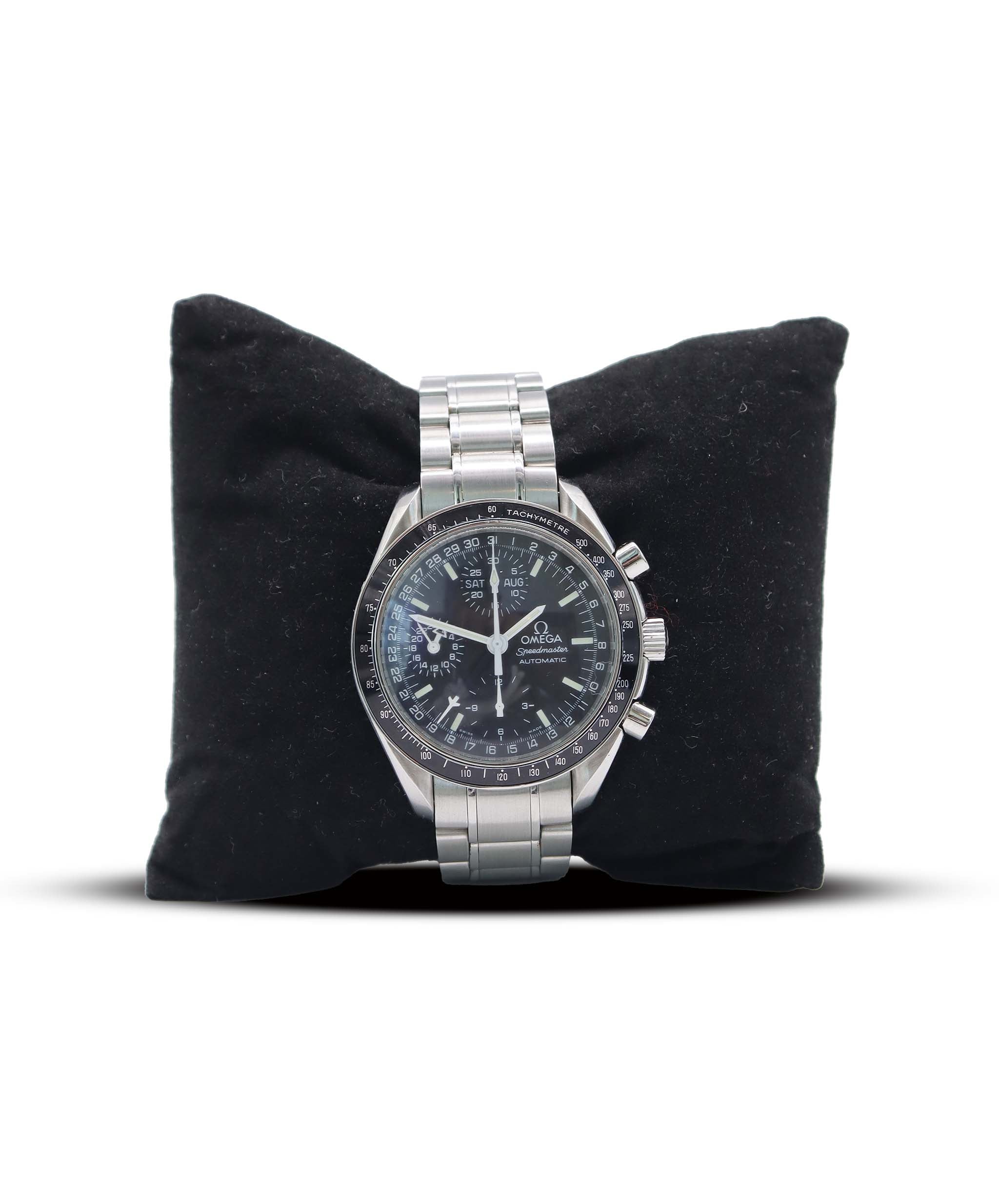OMEGA Black Face 3520.5 Stainless Steel Watch DXBS6426