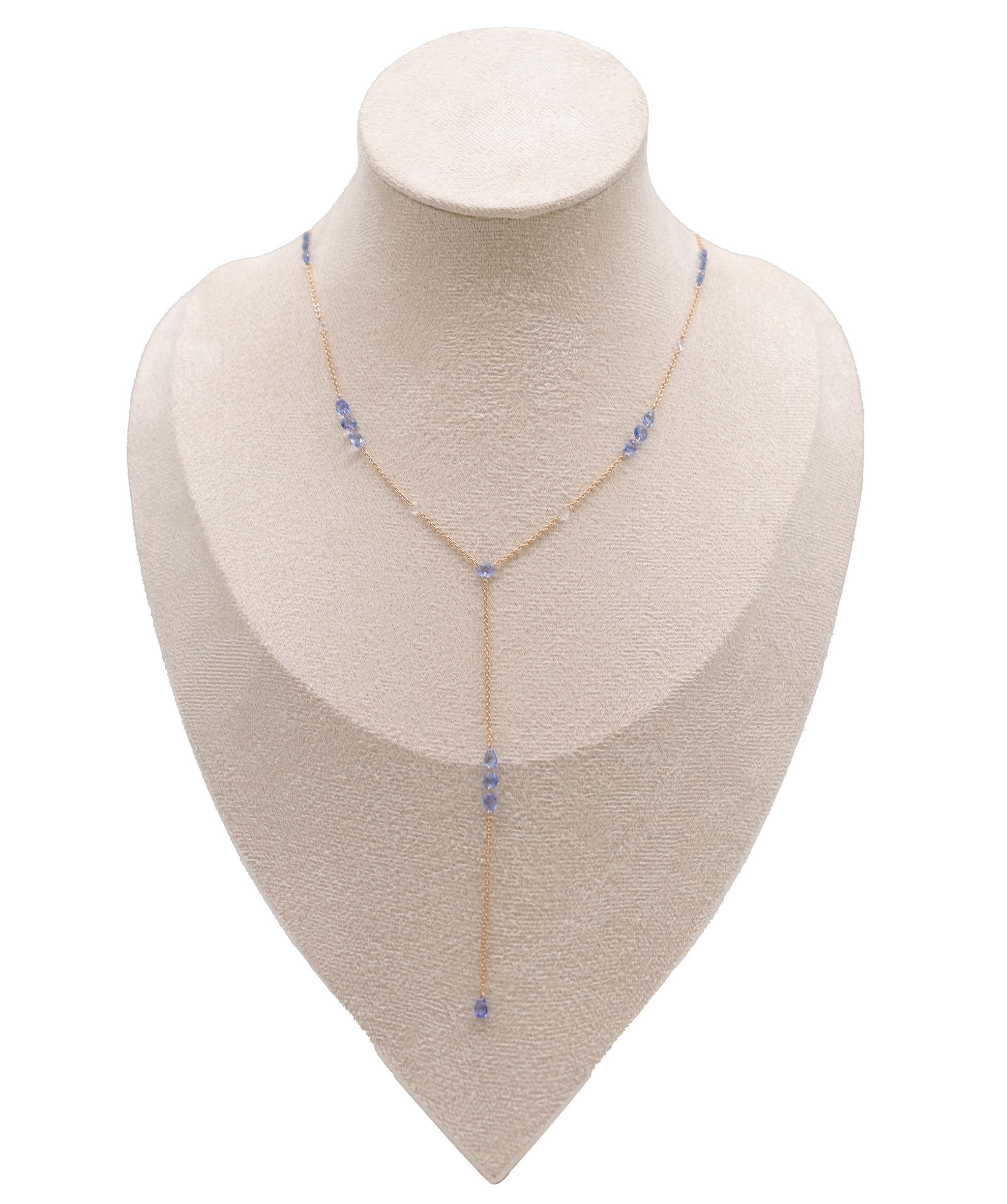 4.52ct WHITE ROSECUT BLUE SAPPHIRE PEAR RSS (H)