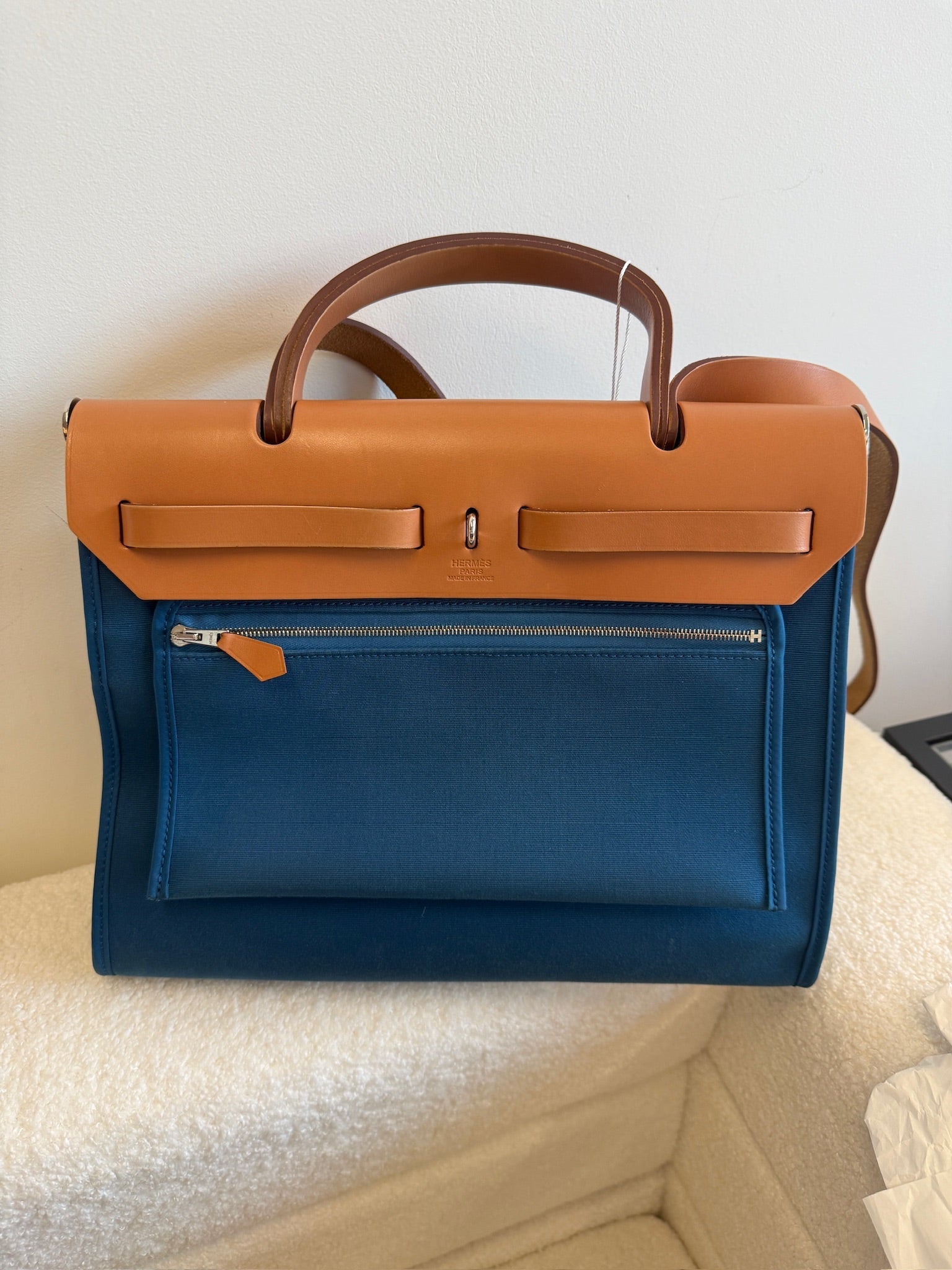 Hermès Herbag 31 blue