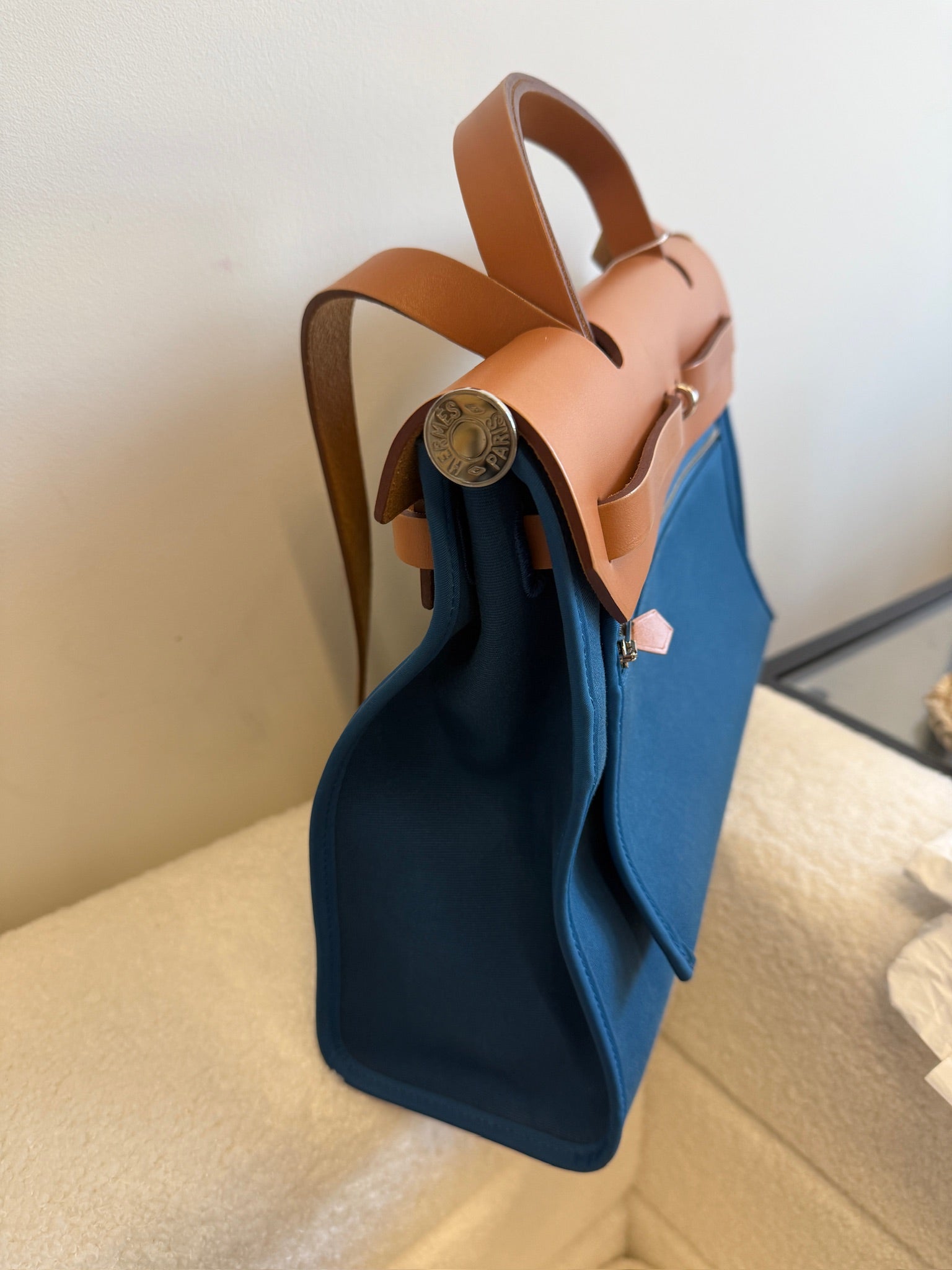 Hermès Herbag 31 blue