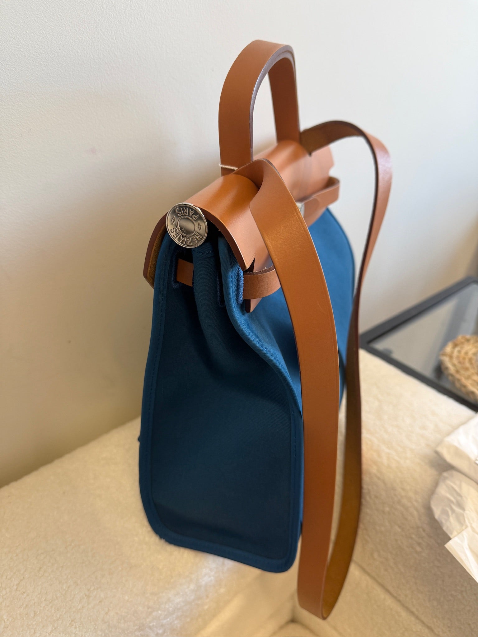 Hermès Herbag 31 blue