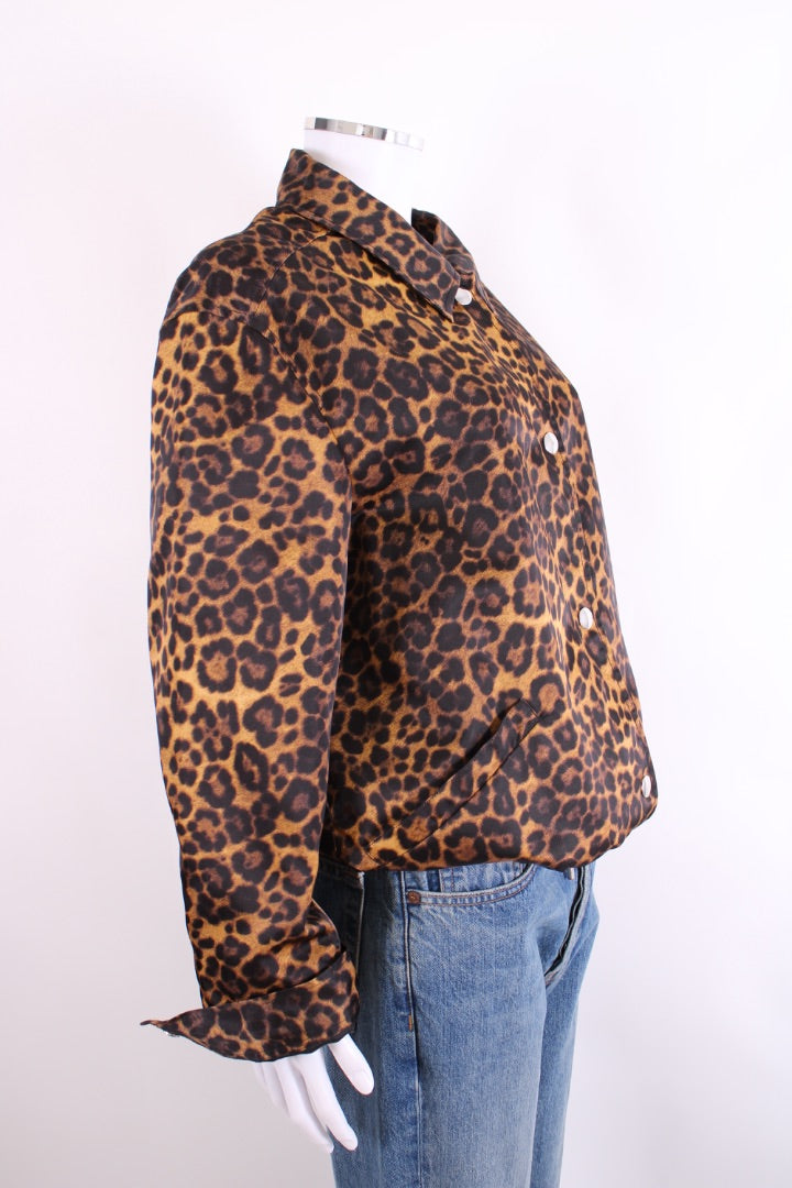 Alexander Wang Bomber Jacket Leopard Print M