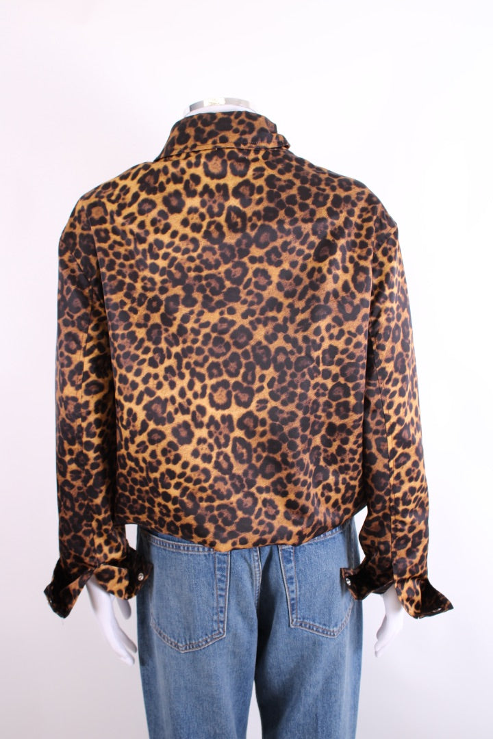 Alexander Wang Bomber Jacket Leopard Print M