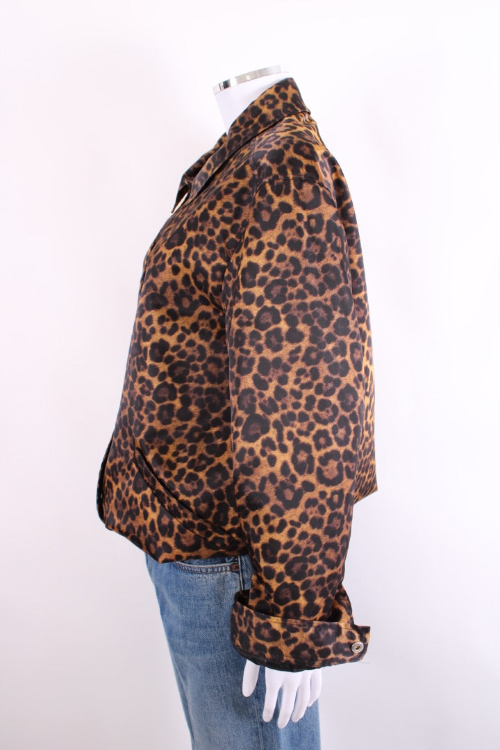 Alexander Wang Bomber Jacket Leopard Print M