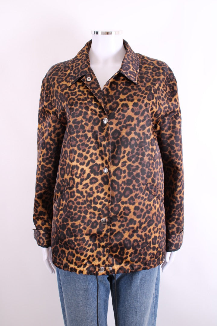 Alexander Wang Bomber Jacket Leopard Print M