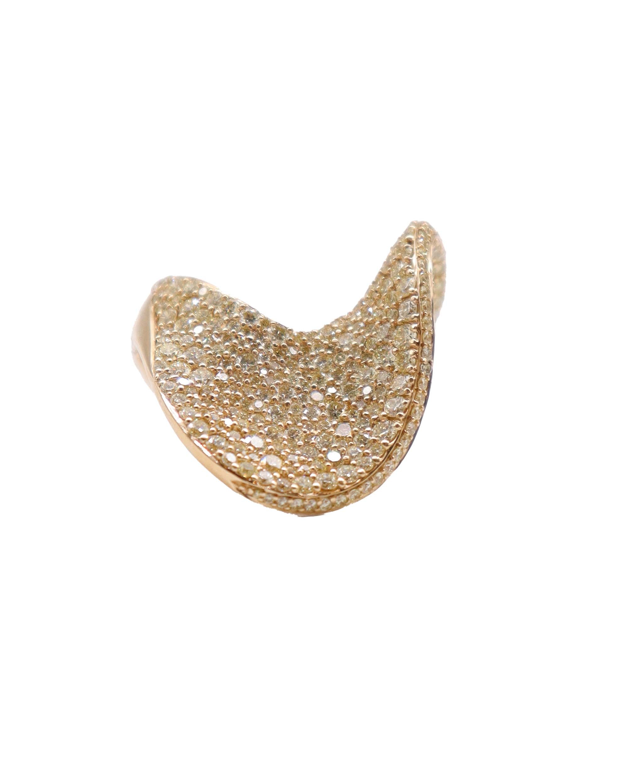 KAMYEN 2.64CT YELLOW ROUND DIAMOND RING Ring R-AA40G