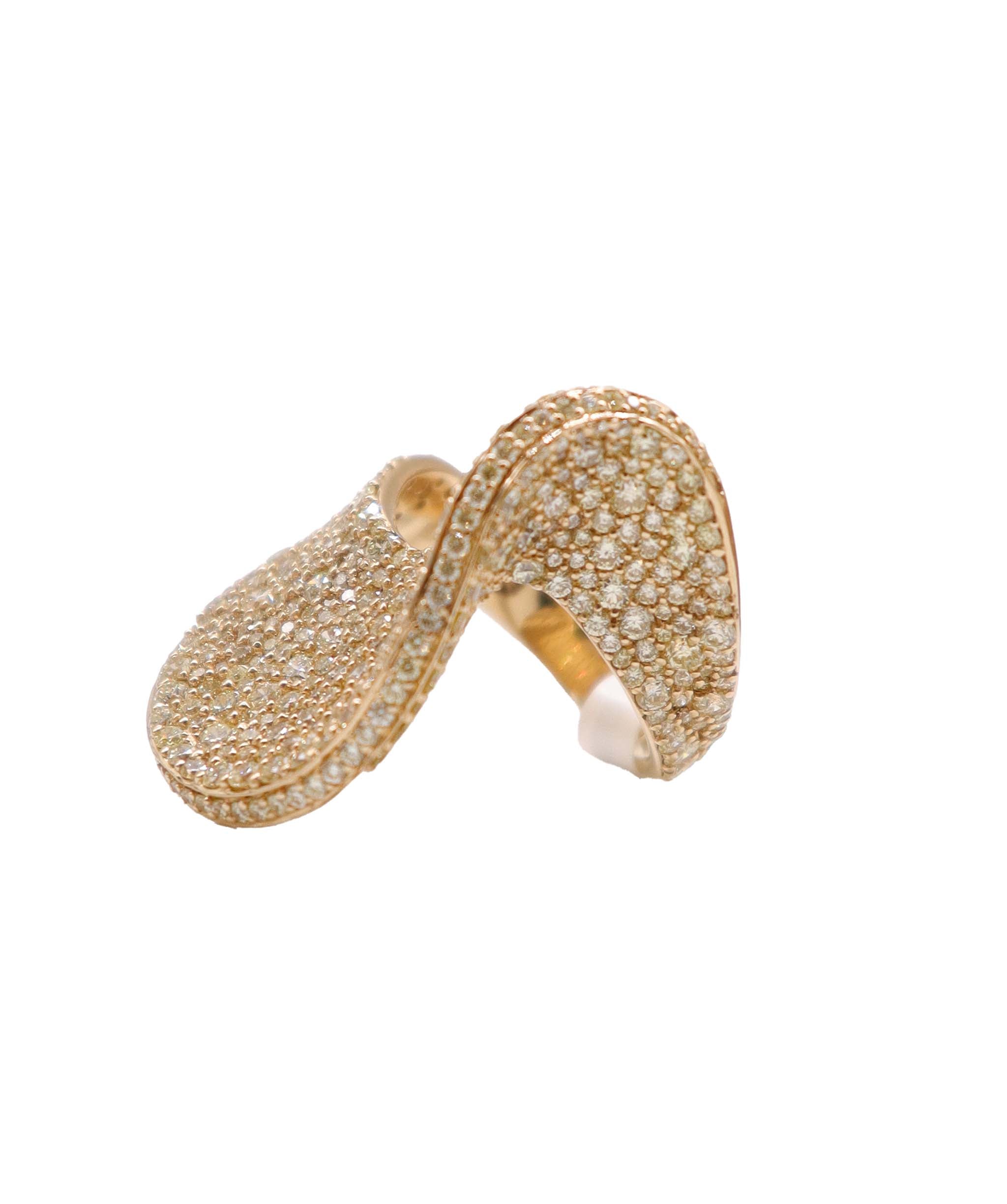 KAMYEN 2.64CT YELLOW ROUND DIAMOND RING Ring R-AA40G