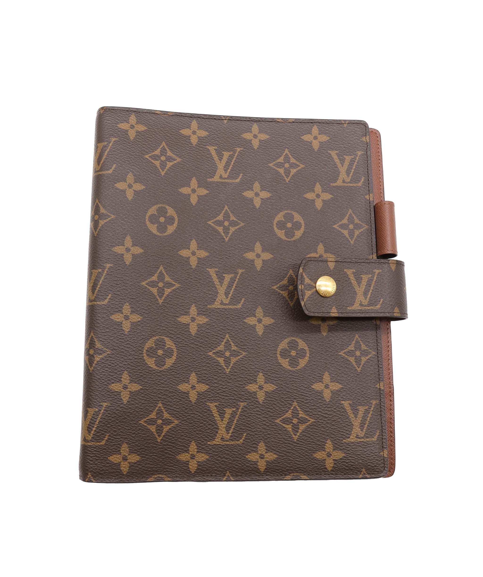 Louis Vuitton Monogram Agenda GM Day Planner Cover R20006 LV Auth 85185 DXBV0078