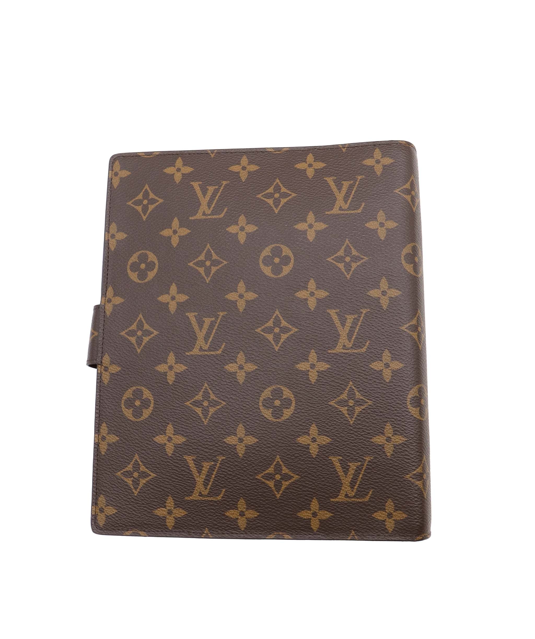 Louis Vuitton Monogram Agenda GM Day Planner Cover R20006 LV Auth 85185 DXBV0078