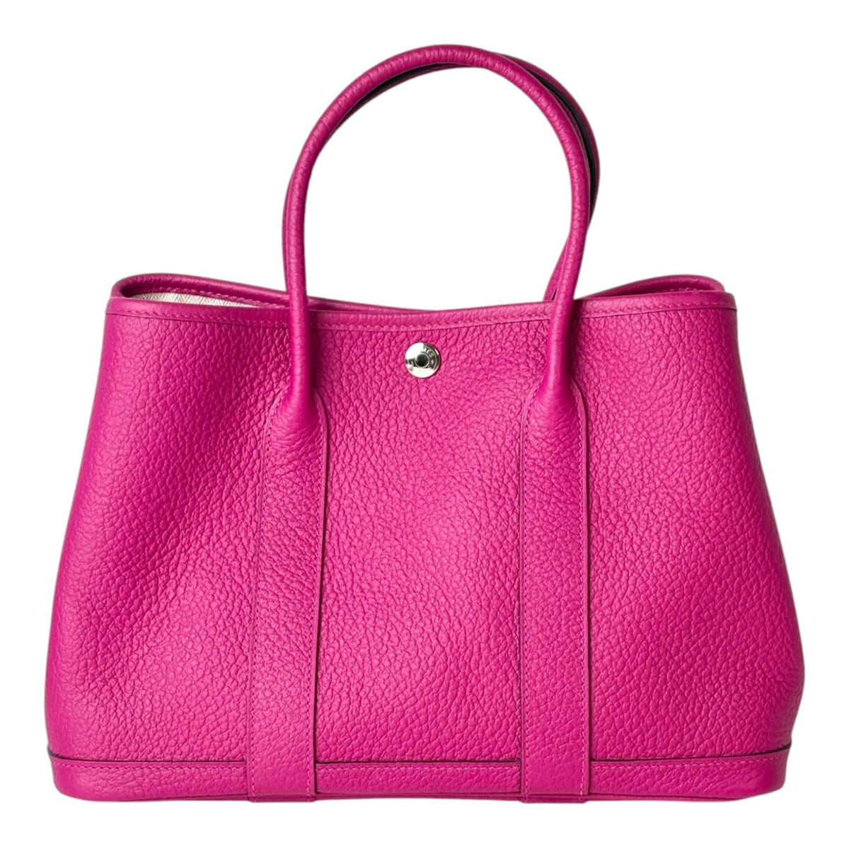Hermes Garden Party 30cm in Rose Purple Clemence