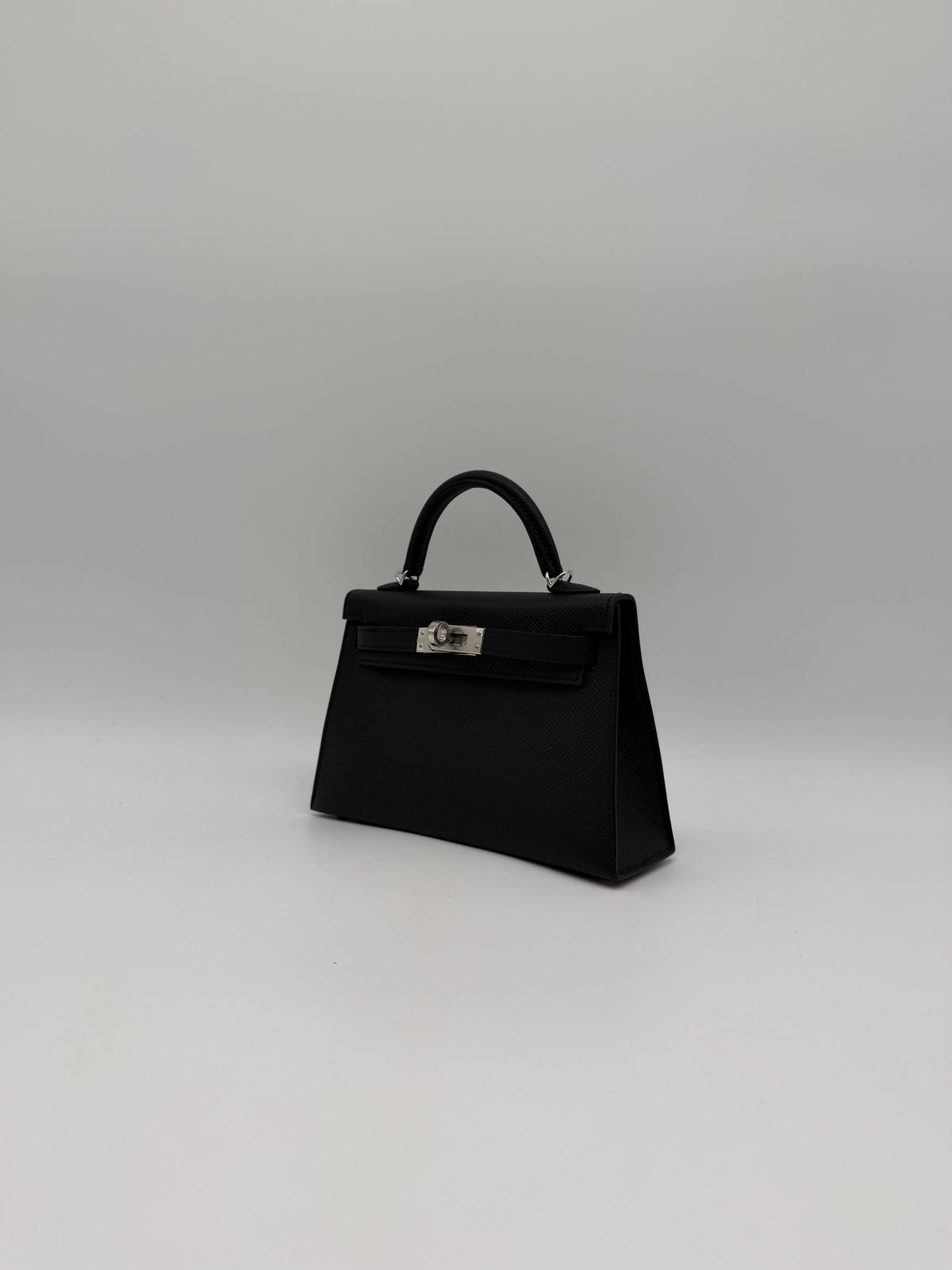 Hermès Mini Kelly HSS Verso Black/ Bordeaux Epsom Palladium Hardware