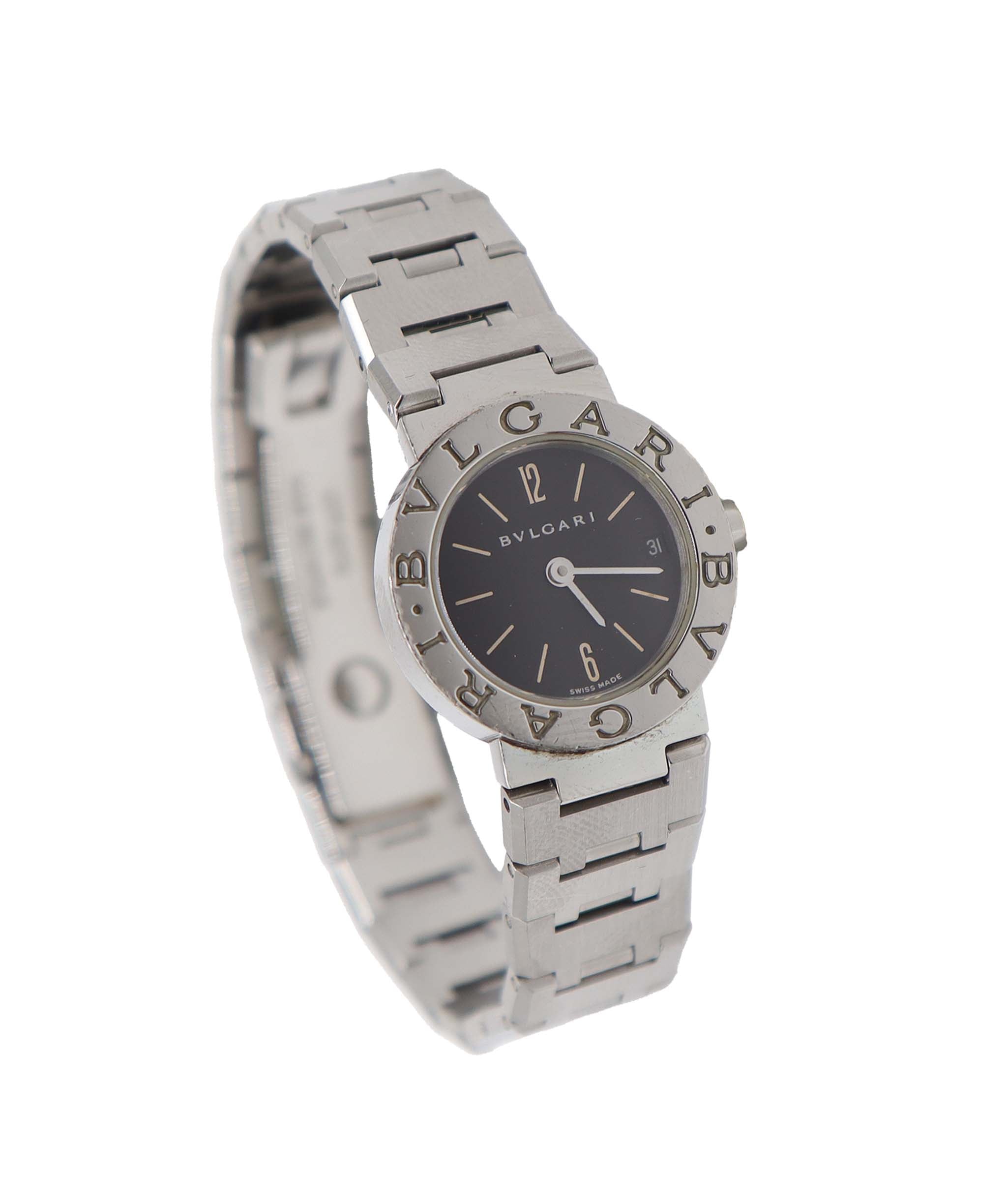 BVLGARI Bulgari Bulgari BB23SS Women's Watch Date Black Quartz Watch BVLGARI BVLGARI DXBS6591