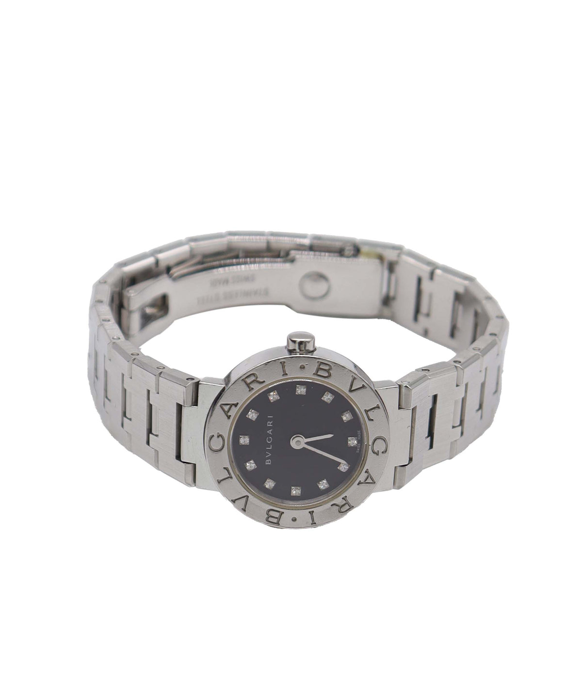 BVLGARI Bulgari Bulgari BB23SS Women's Watch 12P Diamond Silver Quartz Watch BVLGARI Bulgari DXBS6593