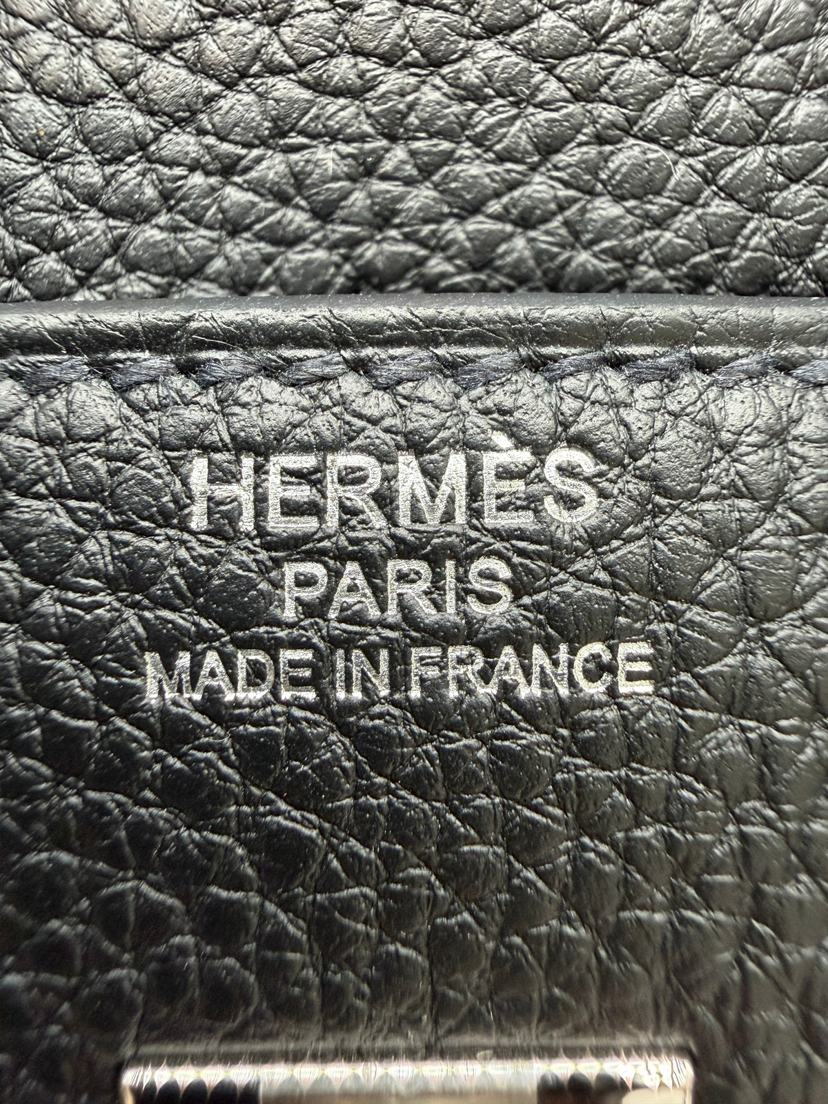 Hermès Birkin 25 Black Togo Palladium Hardware
